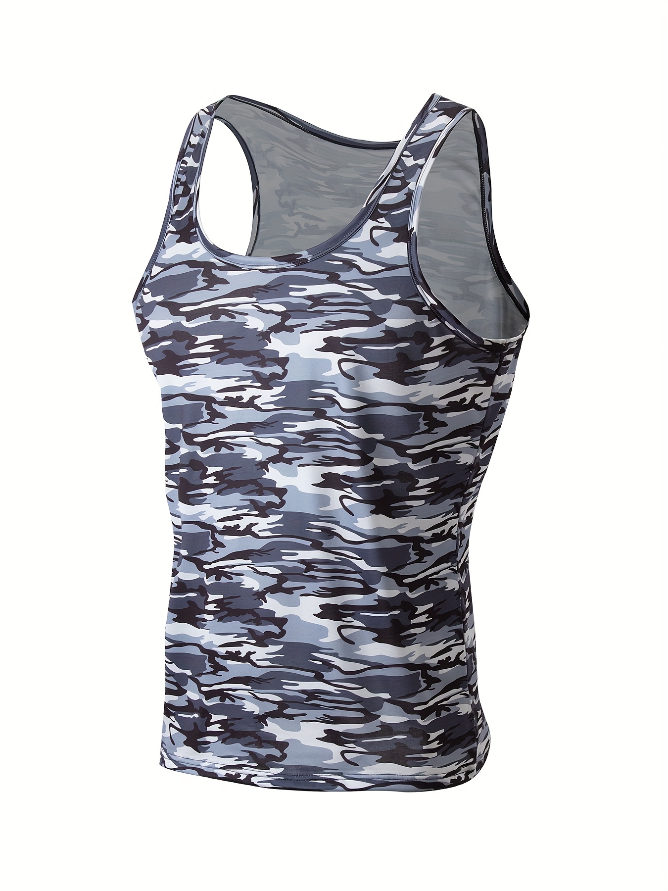 4pcs Men'S Camo Tank Tops 