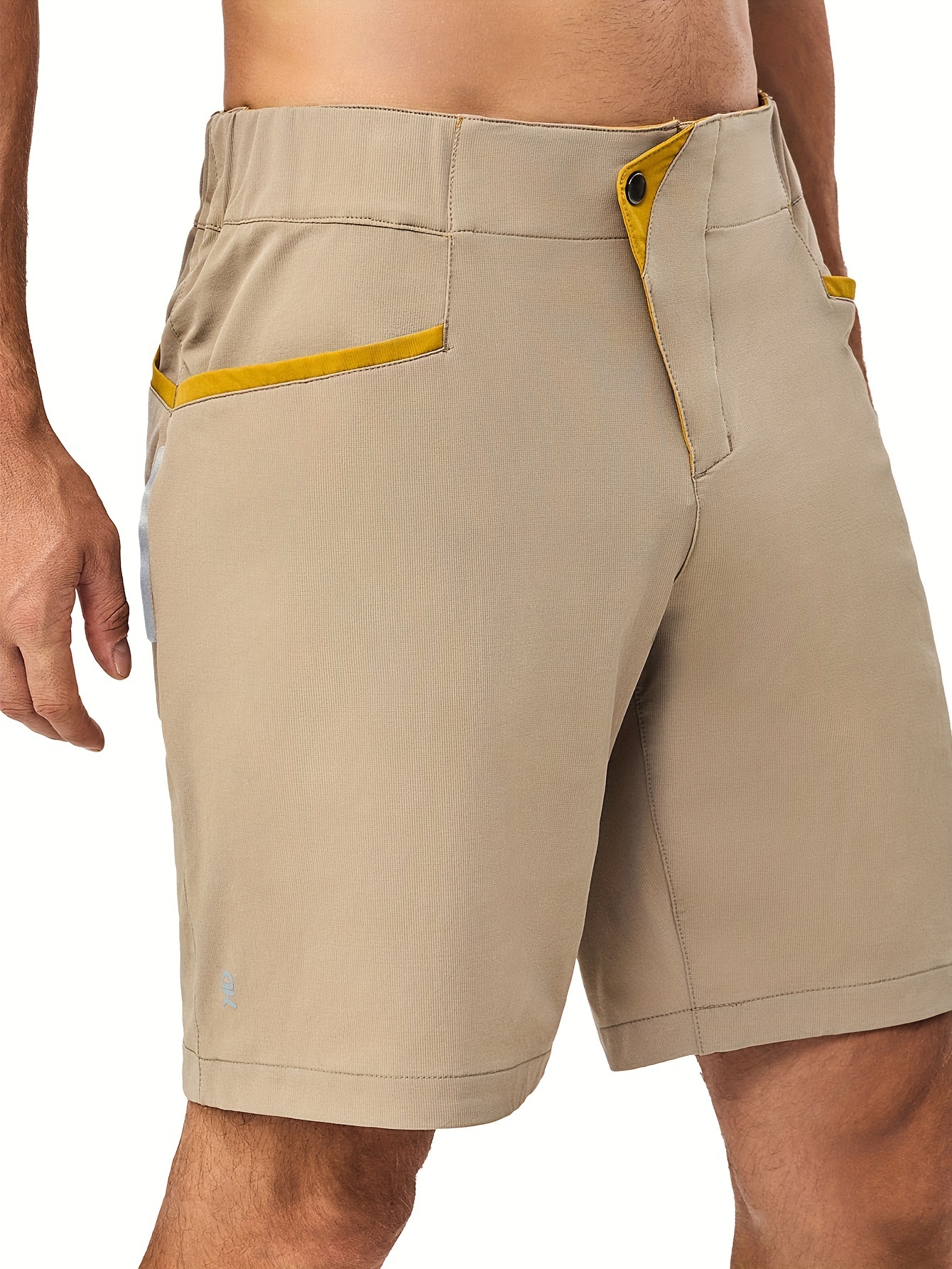 Men Stretch Quick Dry 9 Inch Inseam Shorts 