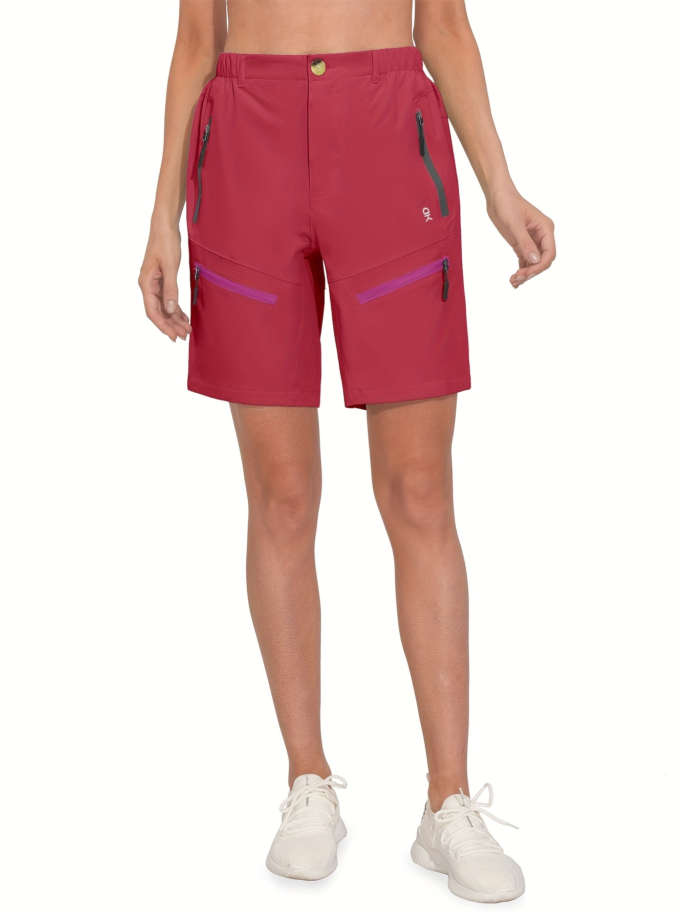 Women'S 9 Inch Inseam Quick Dry Stretch Lightweight Cargo Shorts