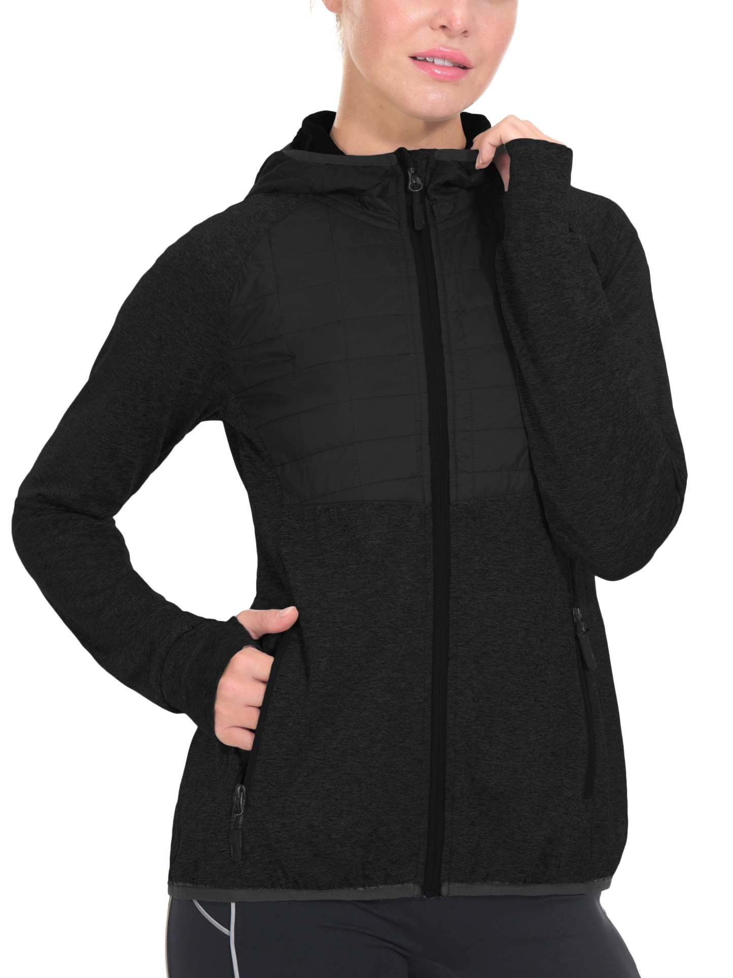  Lightweight Thermal-Lined Women's Hooded Jacket
