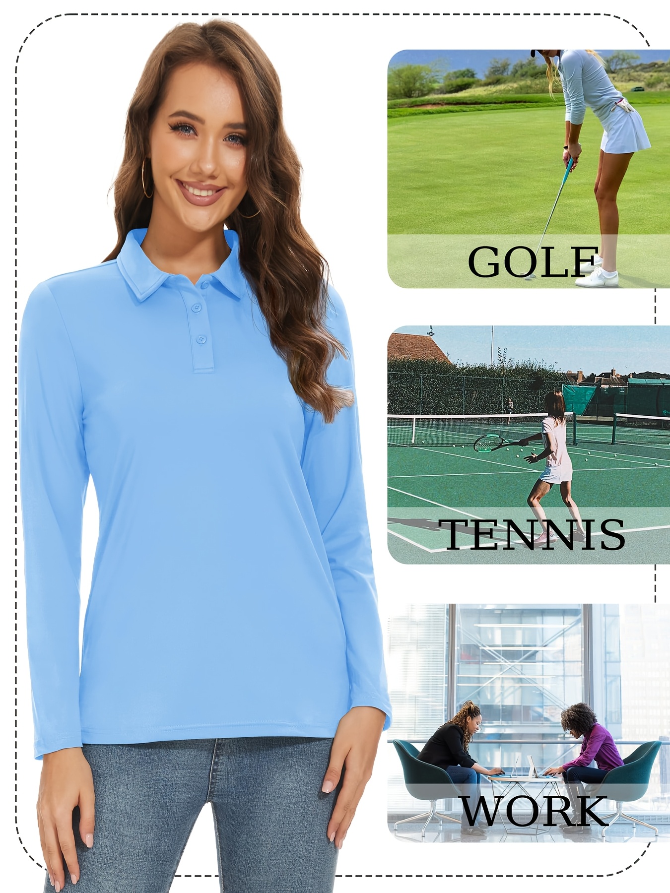 Women's long-sleeved shirt