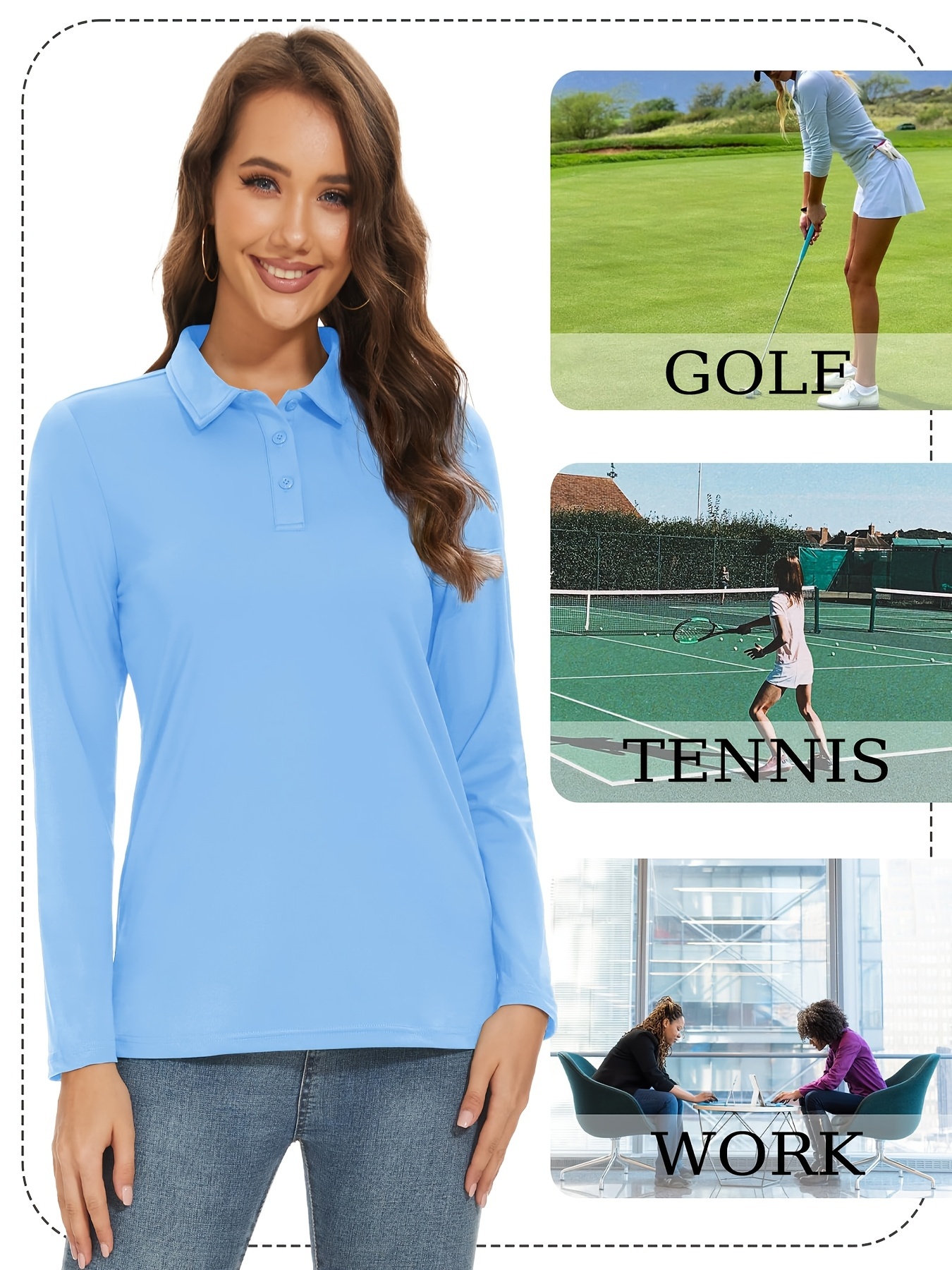 Women's long-sleeved shirt