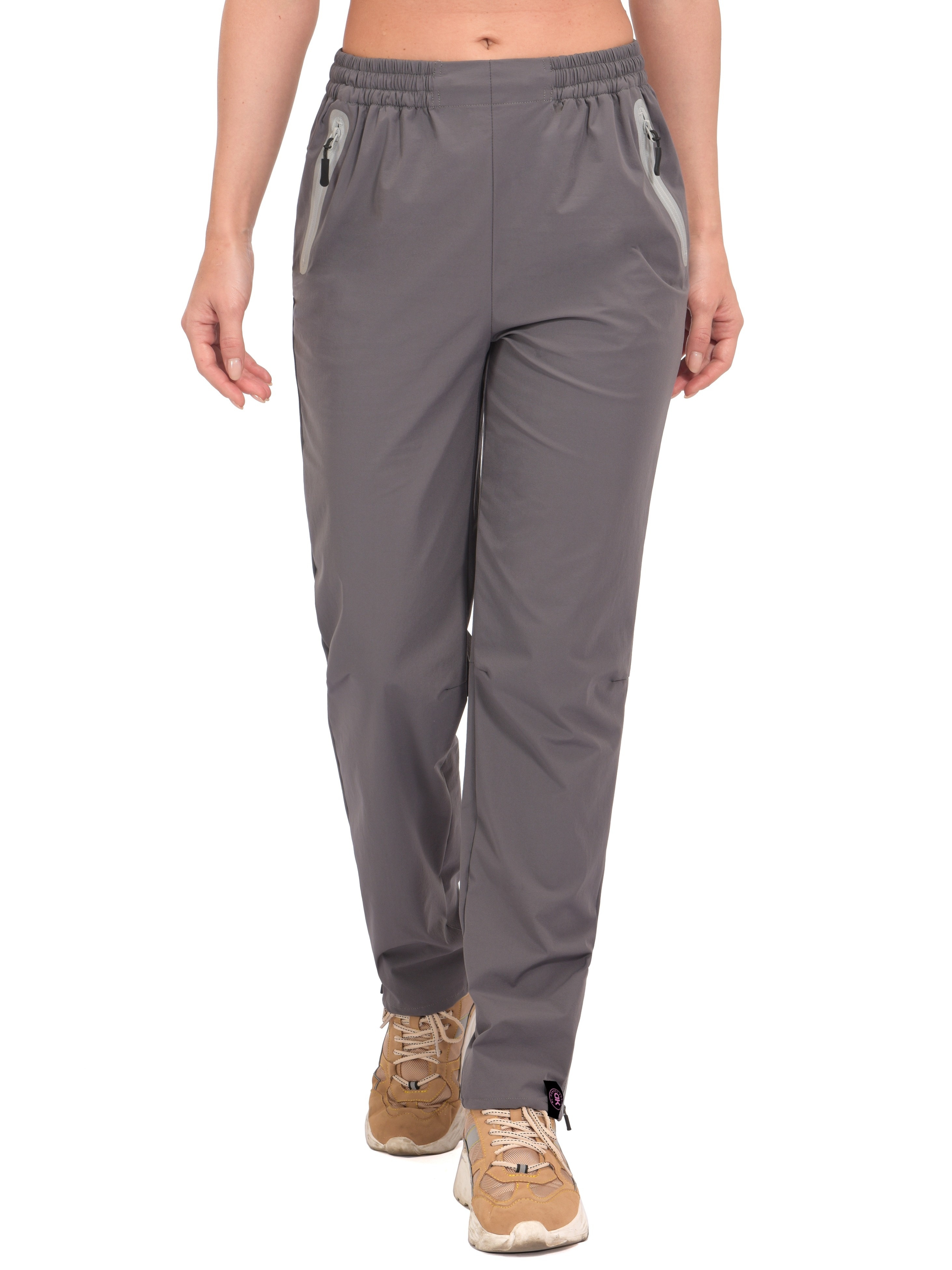 Womens ComfortFit Elastic Waist Sports Pants 