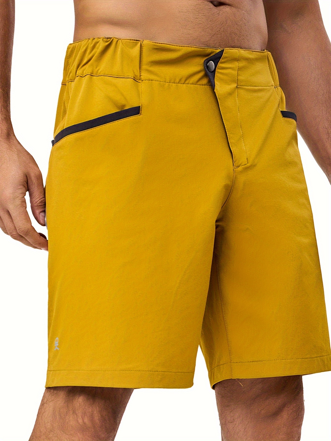 Men Stretch Quick Dry 9 Inch Inseam Shorts 