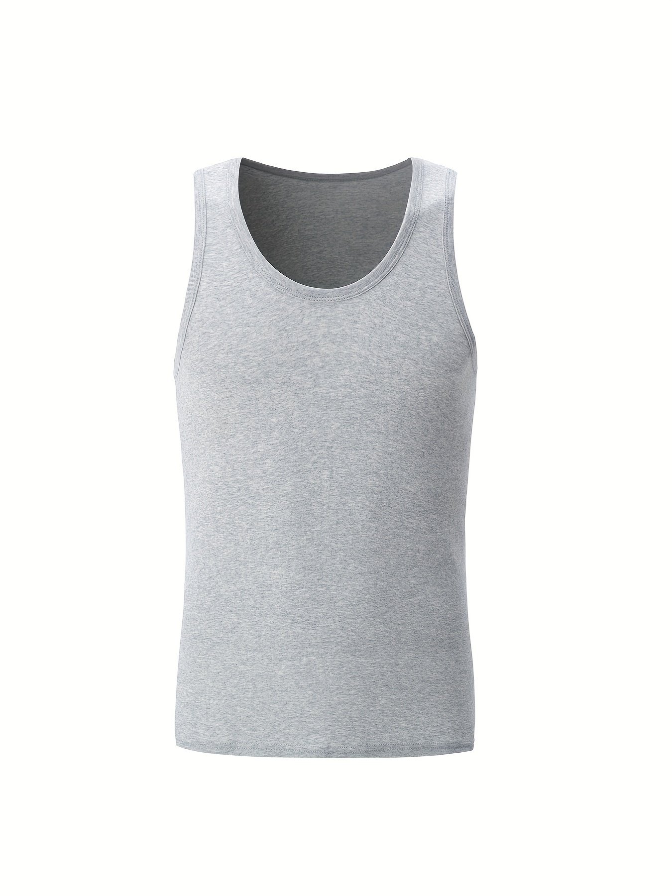 3pcs Men's Breathable Cotton Tank Tops 
