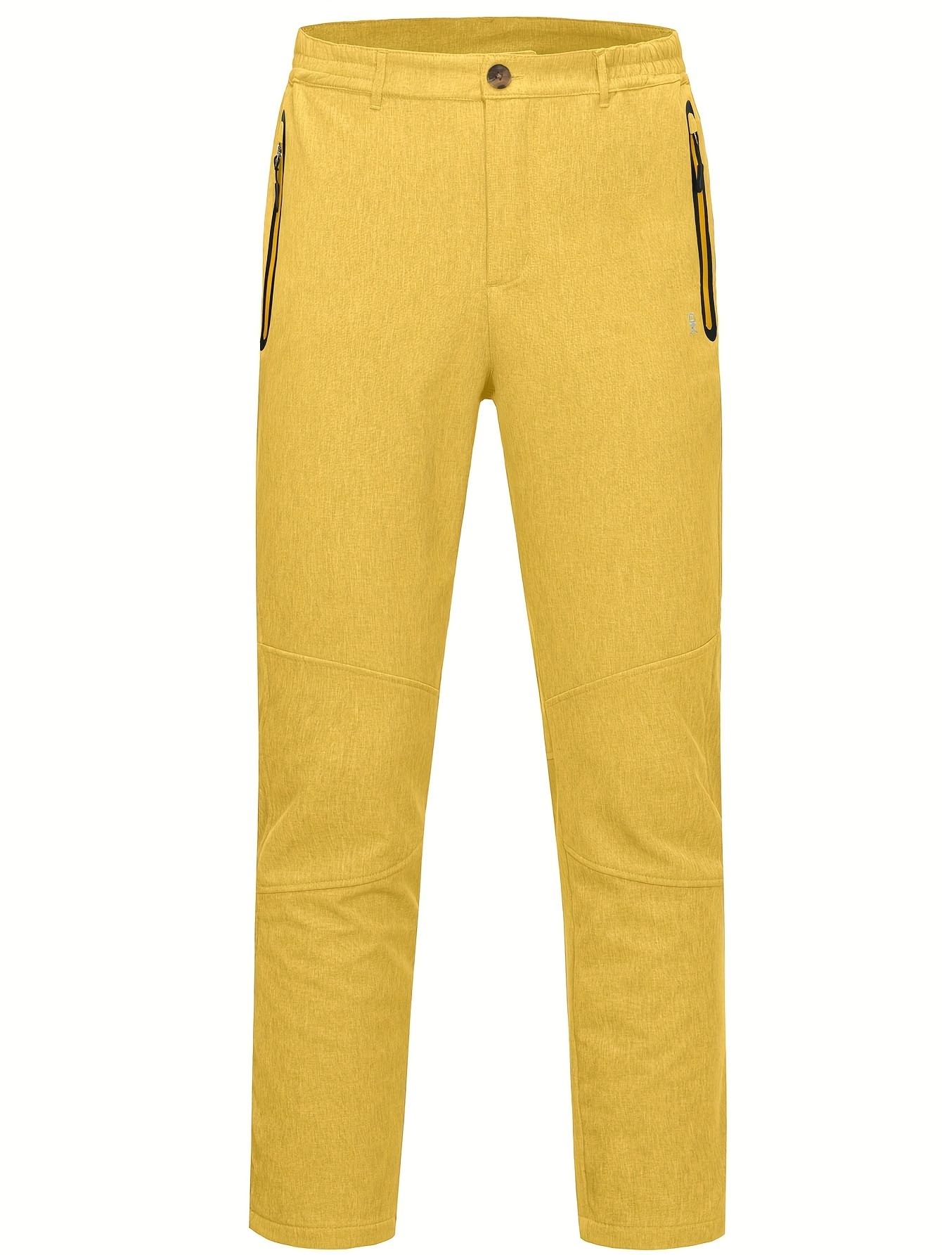 Men's Windproof Fleece Lined Hiking Cargo Pants