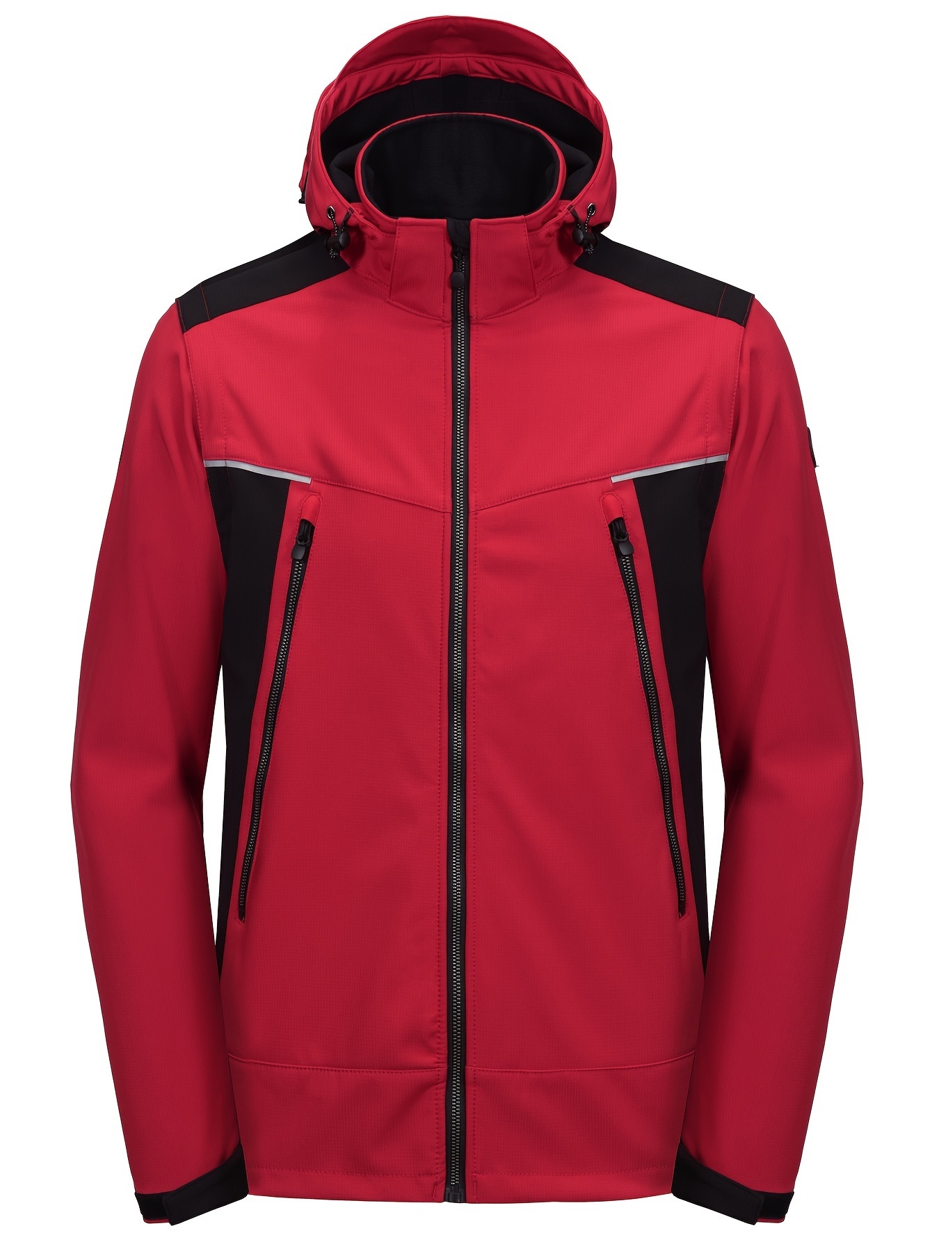 Men's Detachable Sleeves & Hood Softshell Jacket
