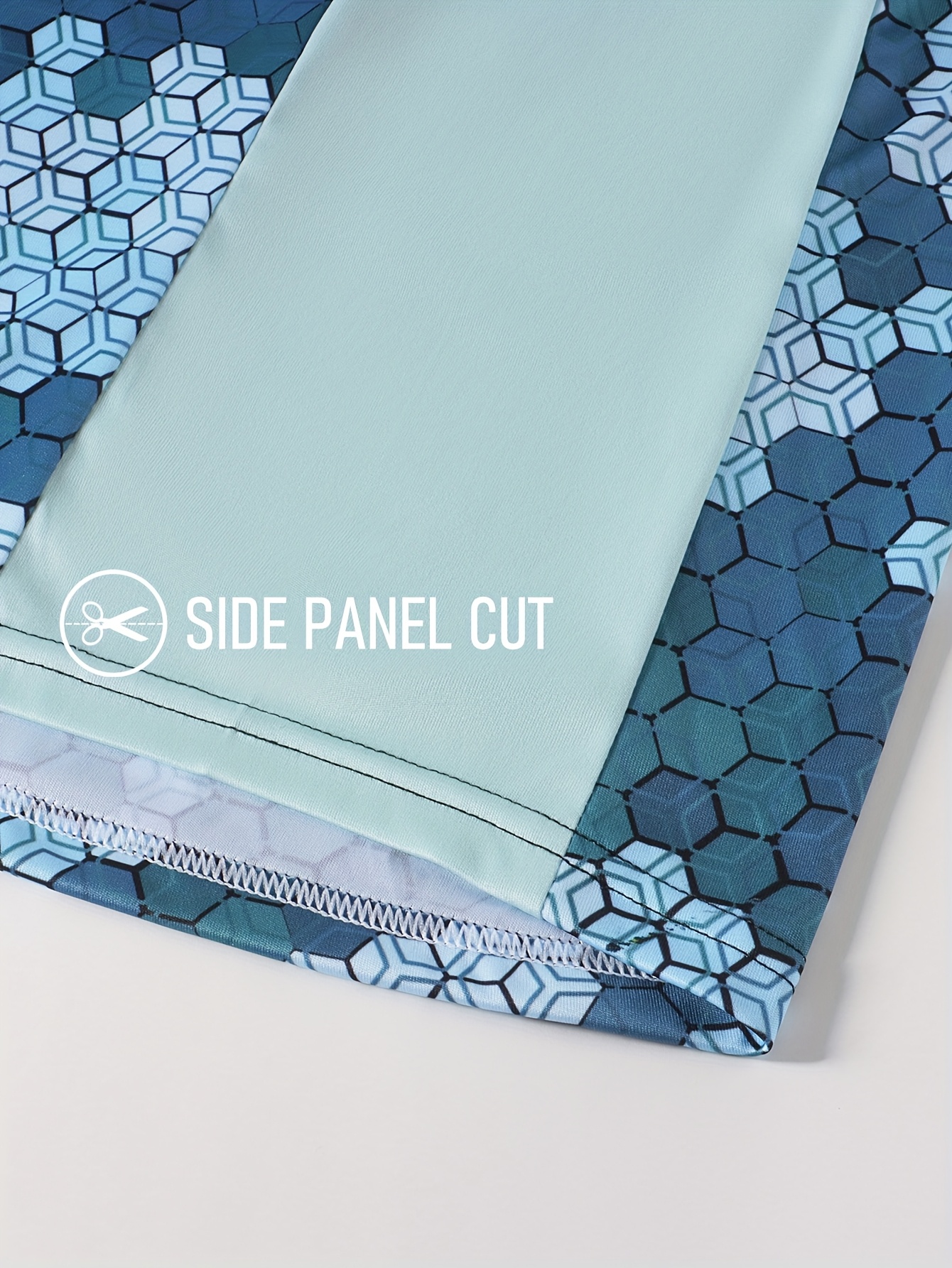  Men'S Geometric Patterned Fishing Hoodie 