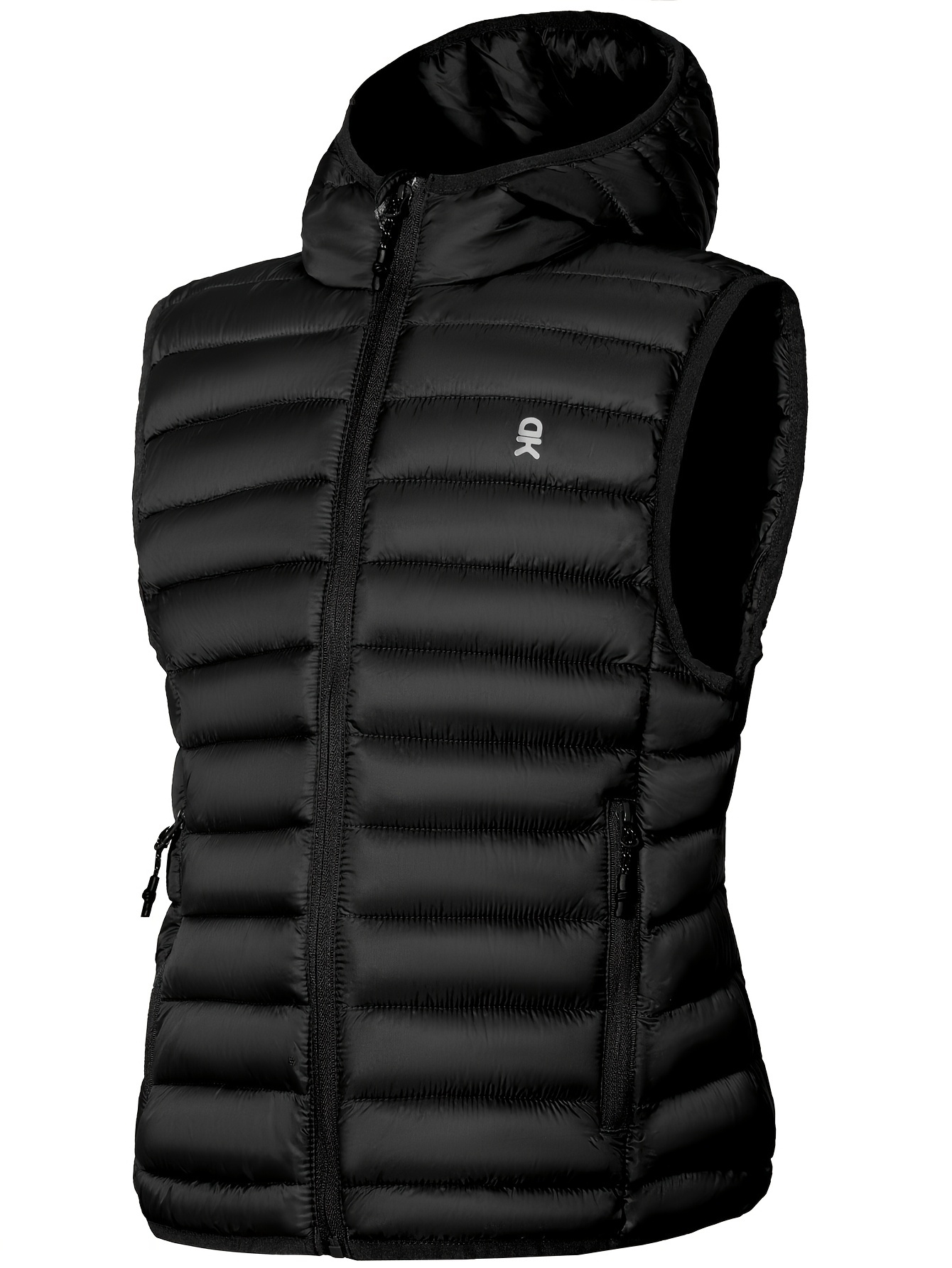 Packable Lightweight Faux- Hooded Vest