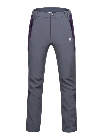 Women's Softshell Hiking Pants with Reinforced Knees & Elastic Cuffs