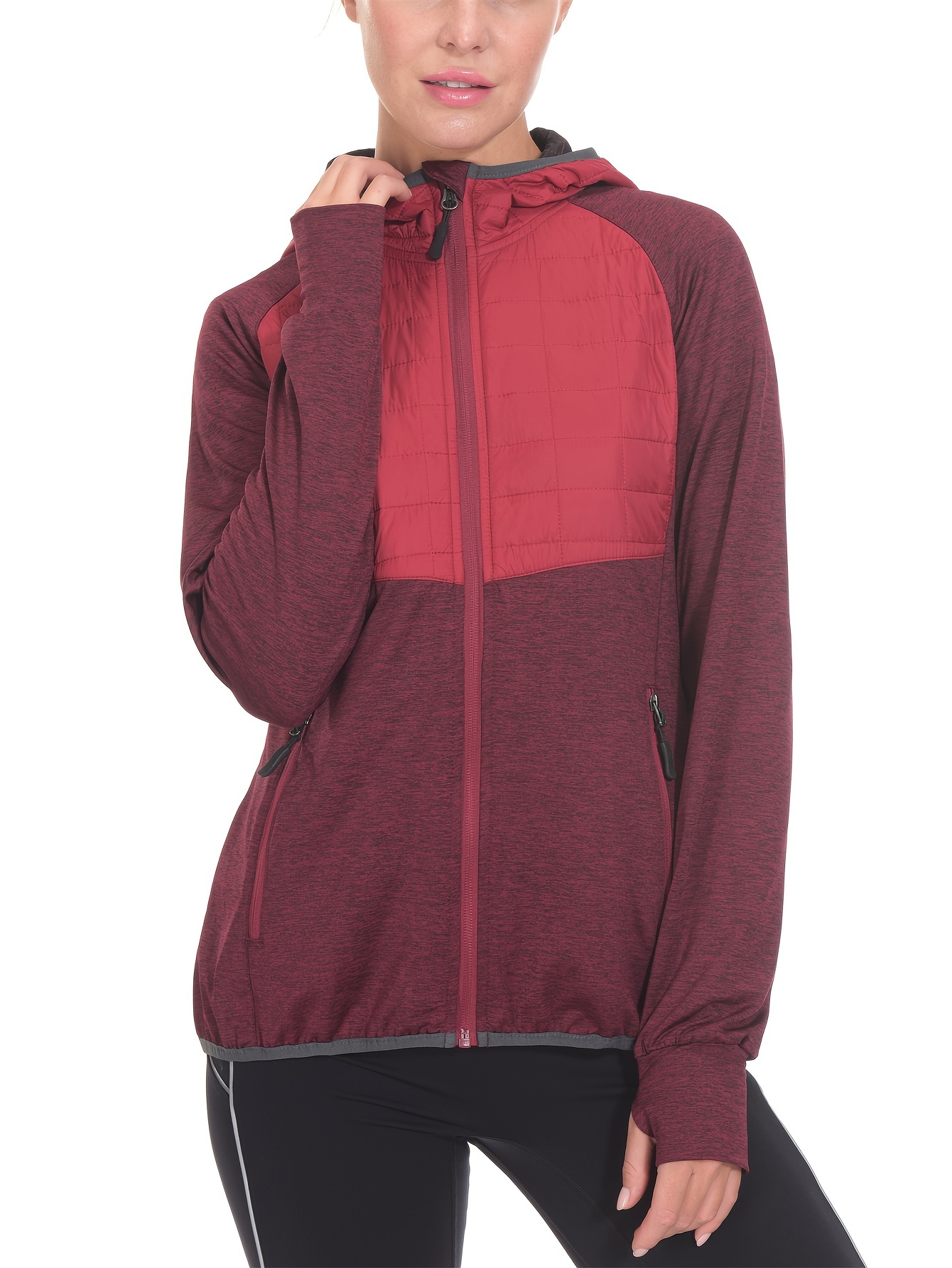  Lightweight Thermal-Lined Women's Hooded Jacket