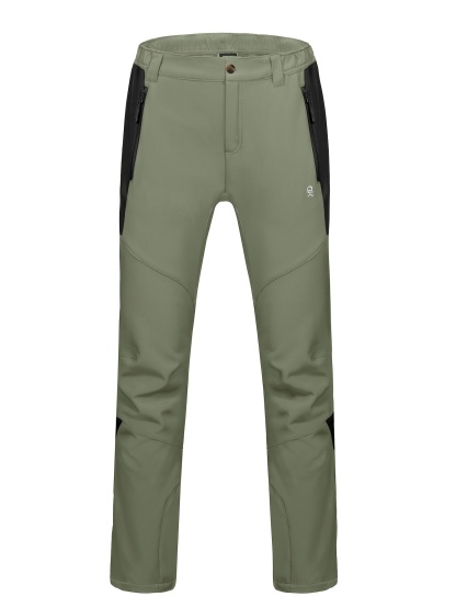 Women's Softshell Hiking Pants with Reinforced Knees & Elastic Cuffs