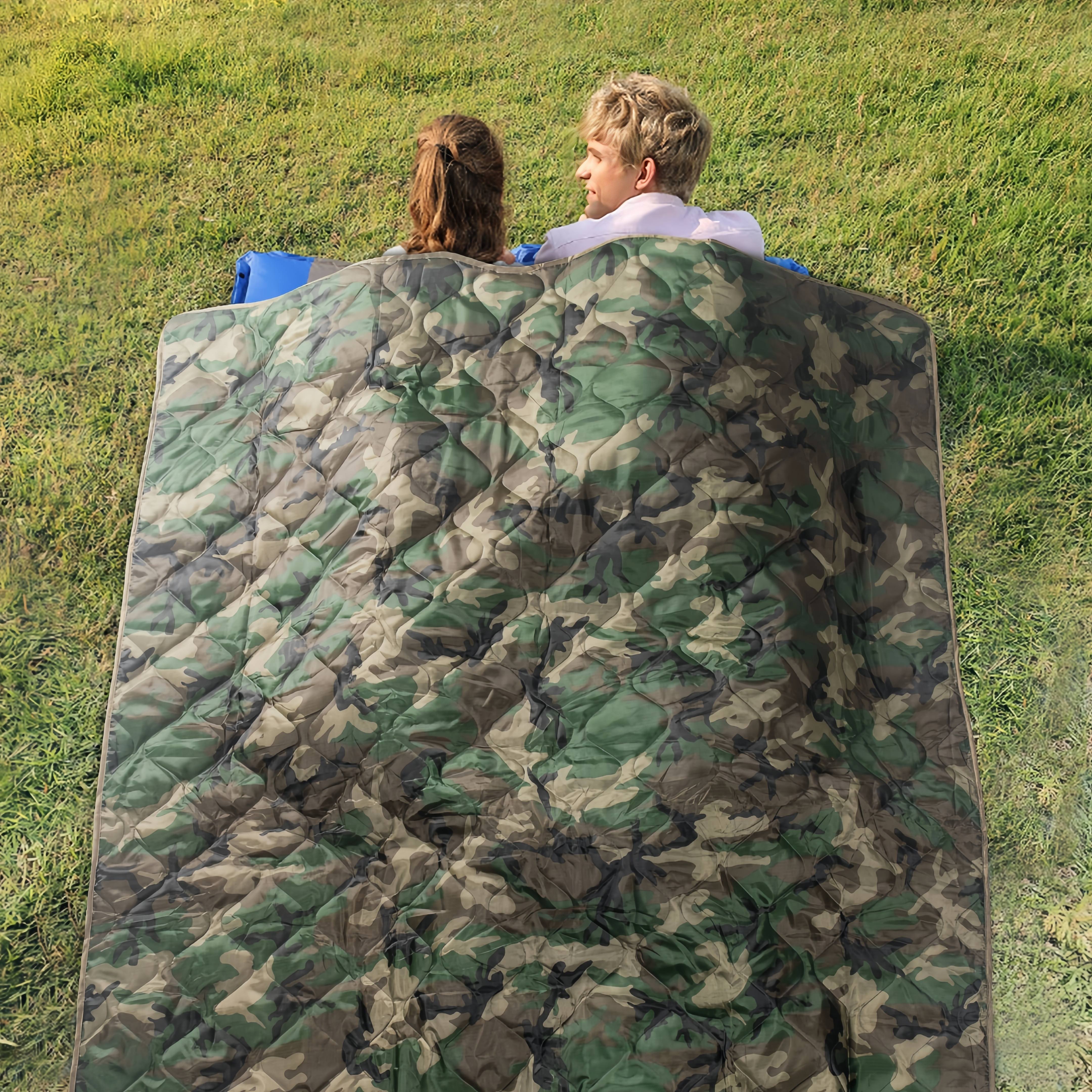  Camouflage Camping Blanket