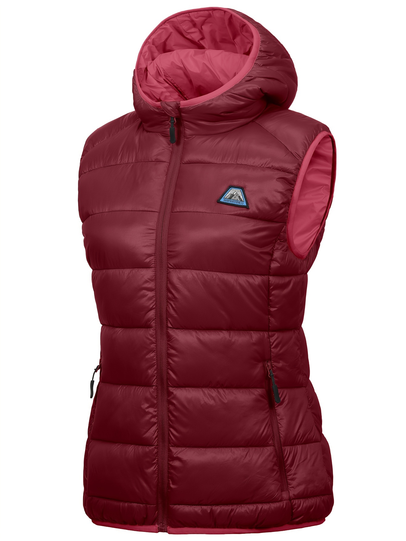 Water-Resistant Lightweight Puffer Vest With Hood