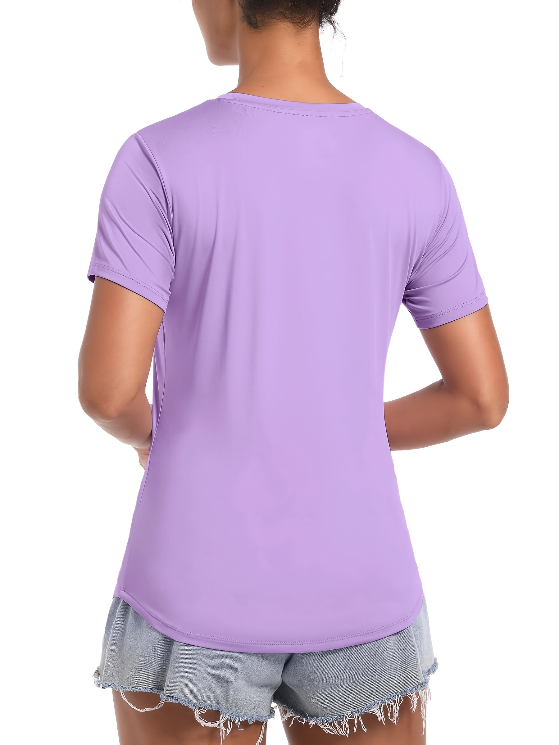 Women's UPF80+ Sun Protection Workout T-Shirt