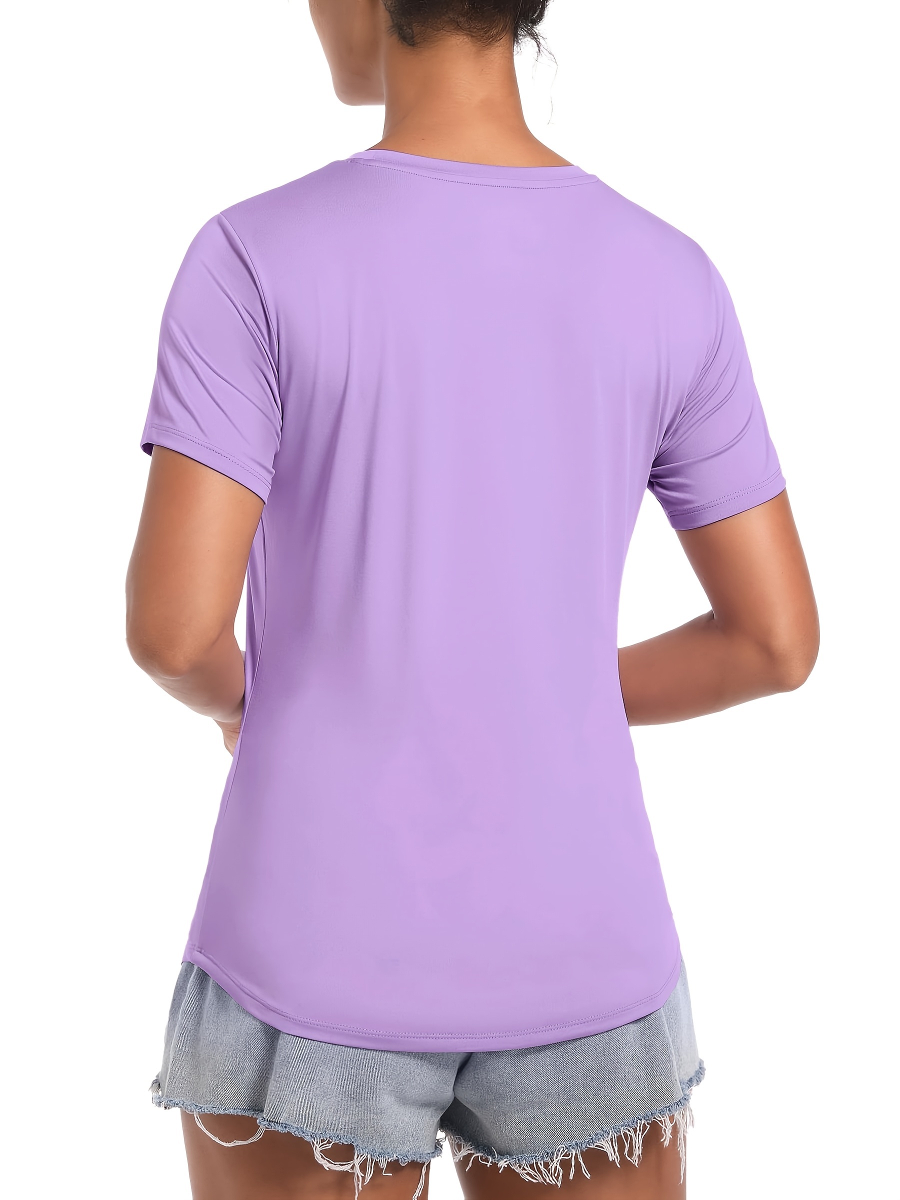 Women's UPF80+ Sun Protection Workout T-Shirt