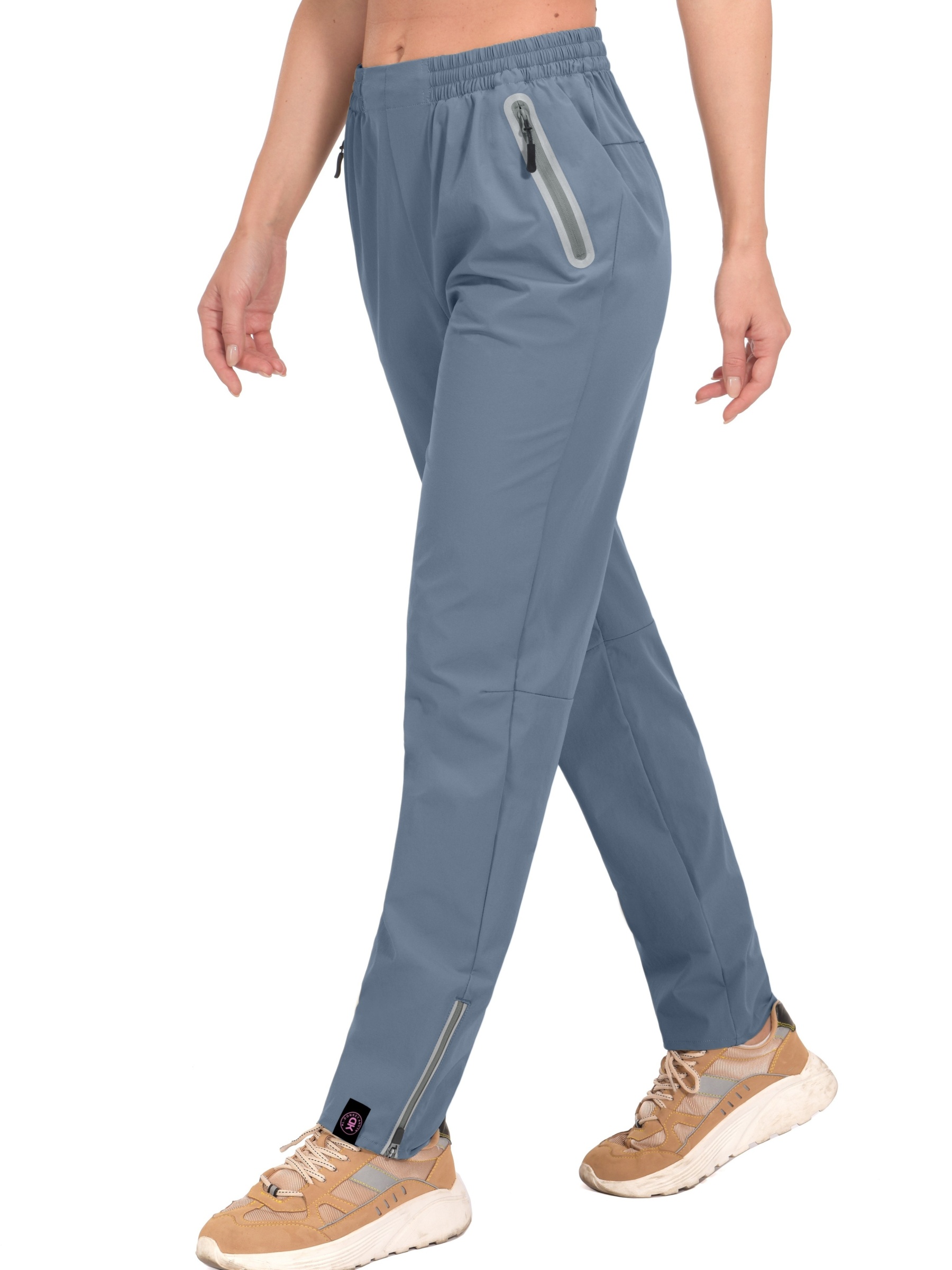 Womens ComfortFit Elastic Waist Sports Pants 
