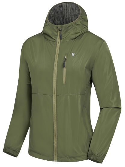 Women's Windbreaker Breathable Ripstop Light Jacket 
