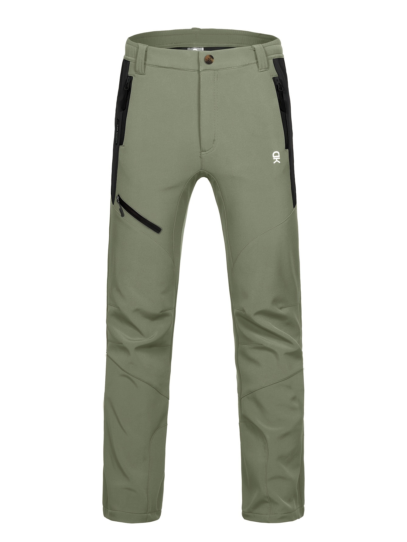 Men's Fleece Lined Softshell Hiking Pants