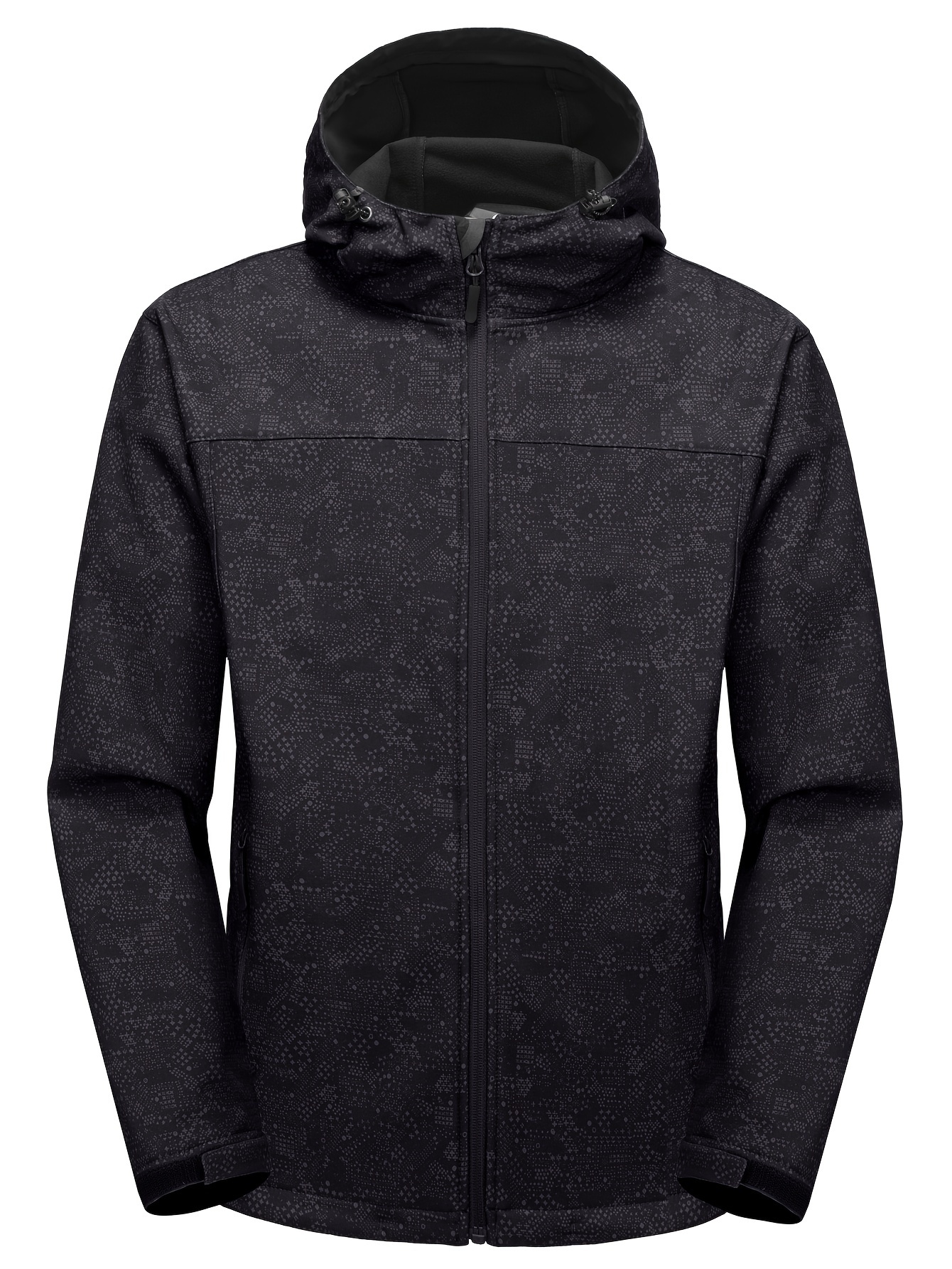 Men's Softshell Jacket with Removable Hood