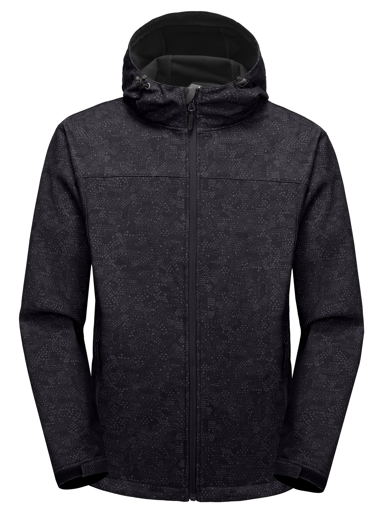 Men's Softshell Jacket with Removable Hood