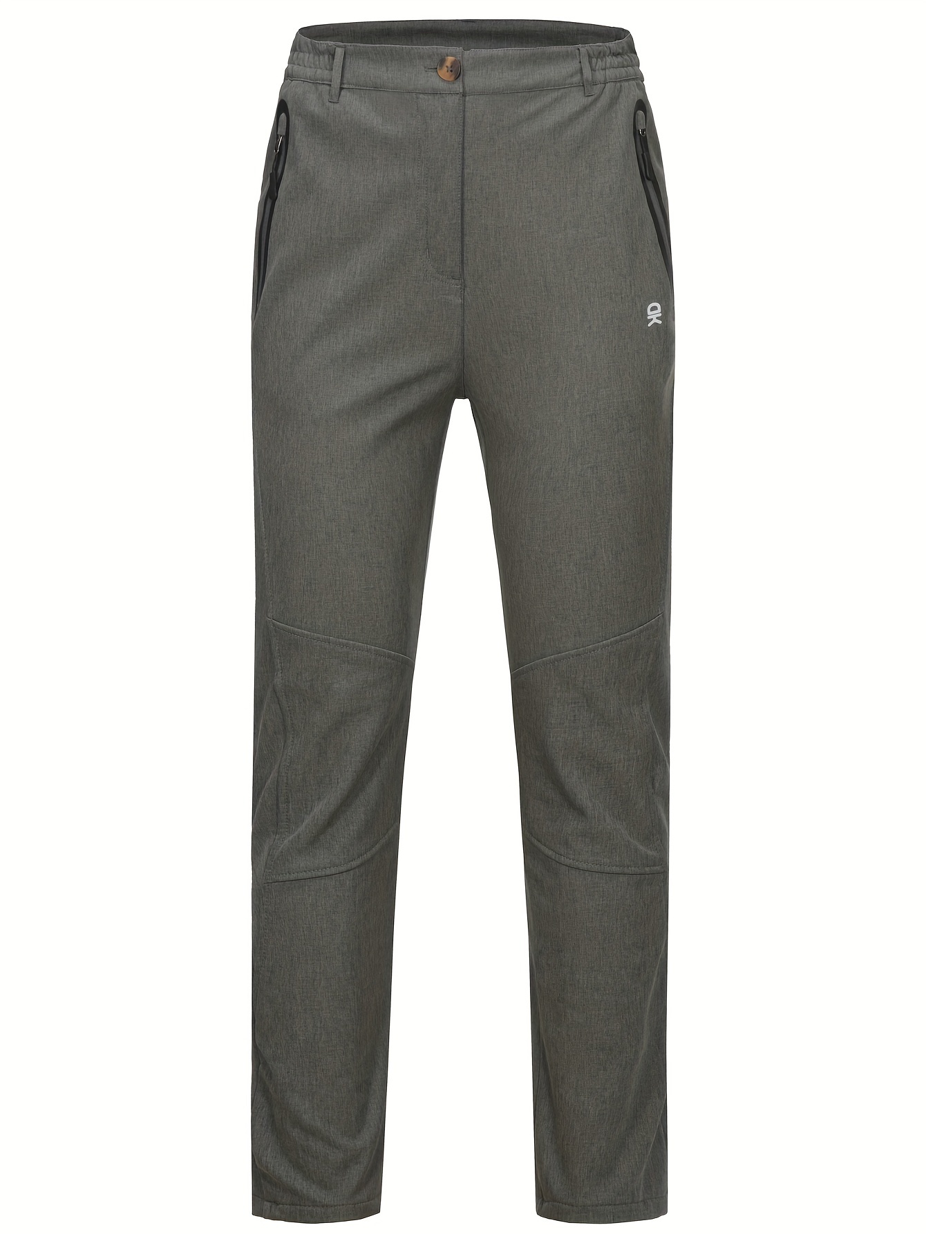 Women's Stylish Gray Cargo Pants with Multiple Pockets 