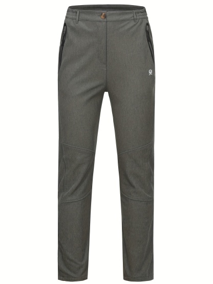 Women's Stylish Gray Cargo Pants with Multiple Pockets 