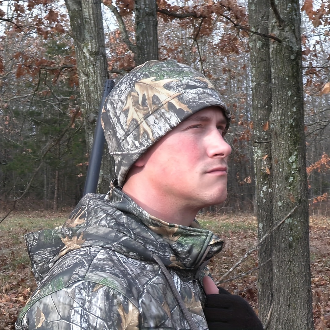 Outdoor Warm Camouflage Windproof Coldproof Double-sided Hat