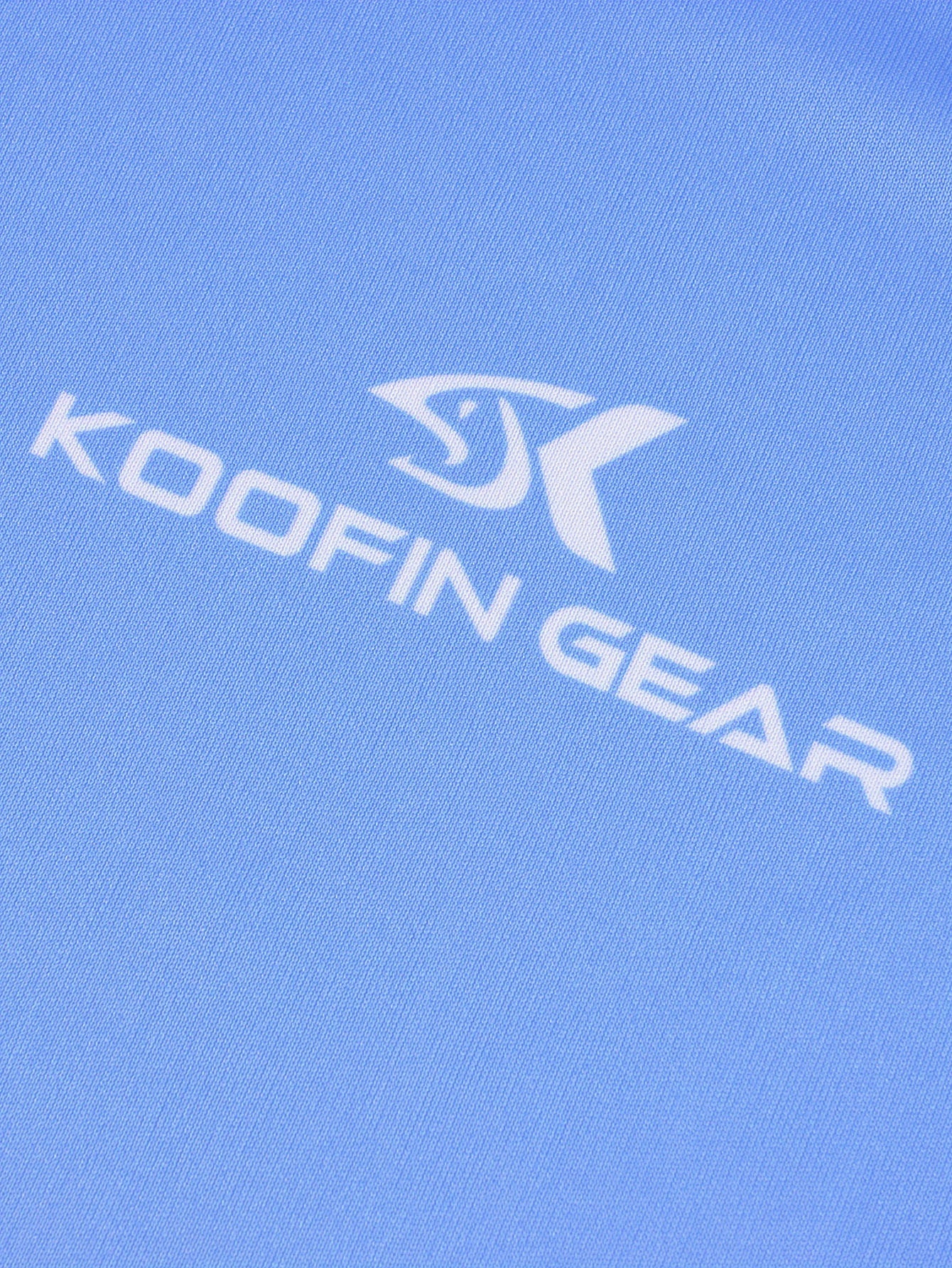 Men's High-Performance Mosaic Blue Camo Hooded Fishing Shirt