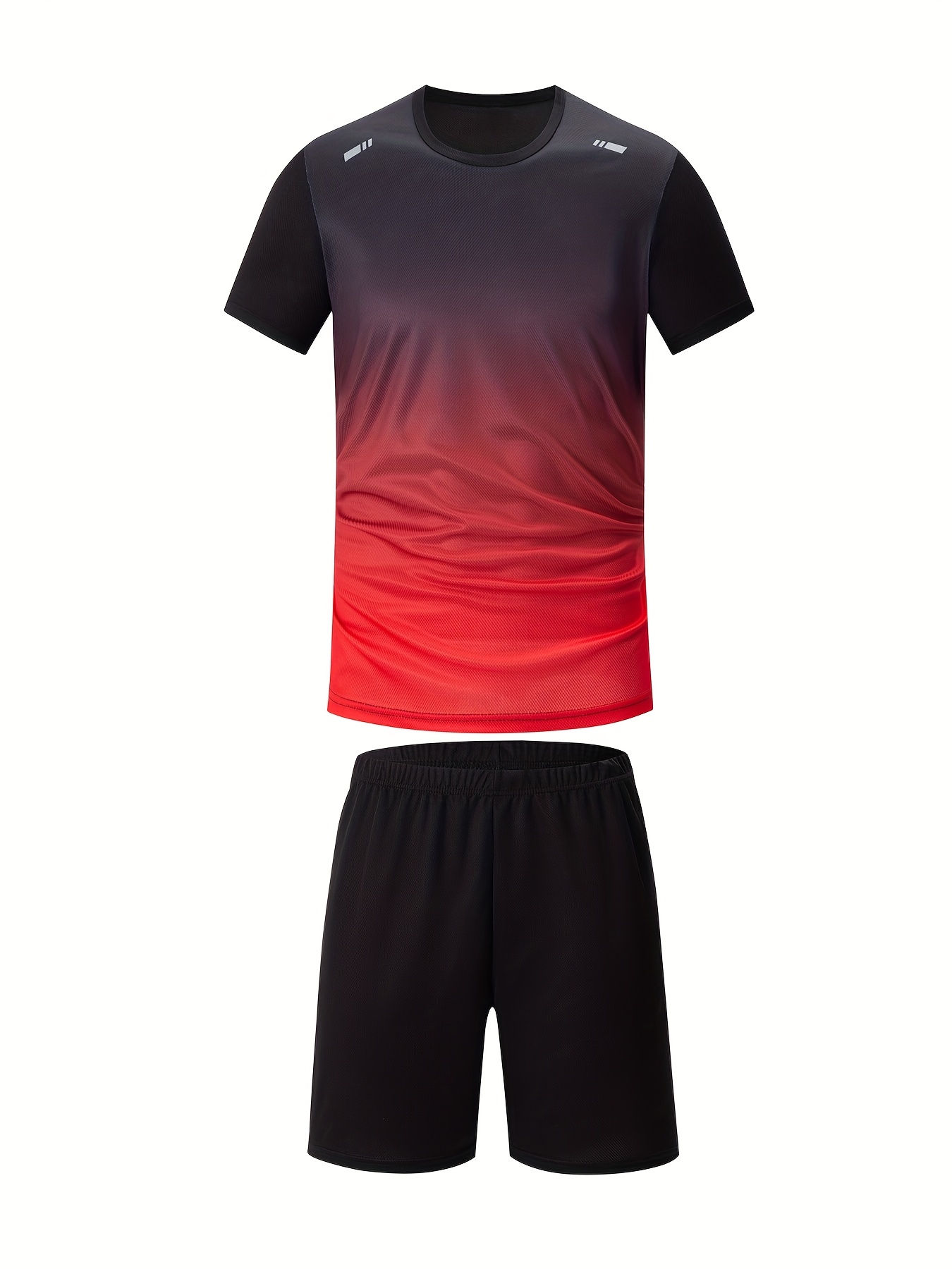 8pcs Set of Men's Short-Sleeve T-Shirt And Shorts for Sports