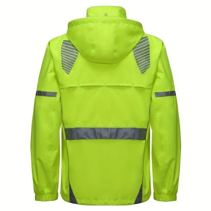  Reflective Men's Running Cycling Rain Jacket