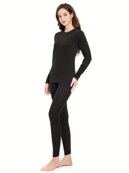 Women's Solid Slim Fit Thermal Baselayer