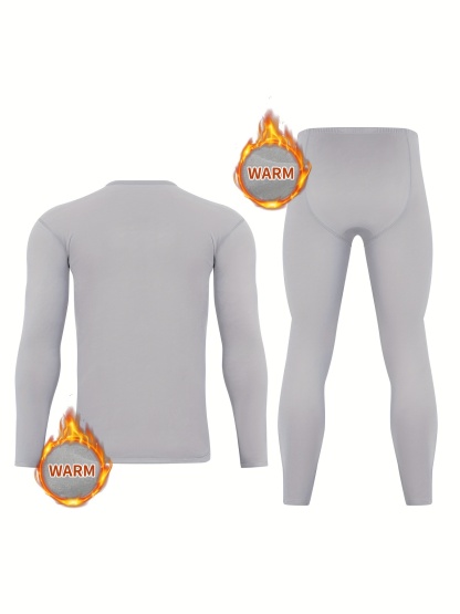 4PCS Men's Thermal Baselayer Set 