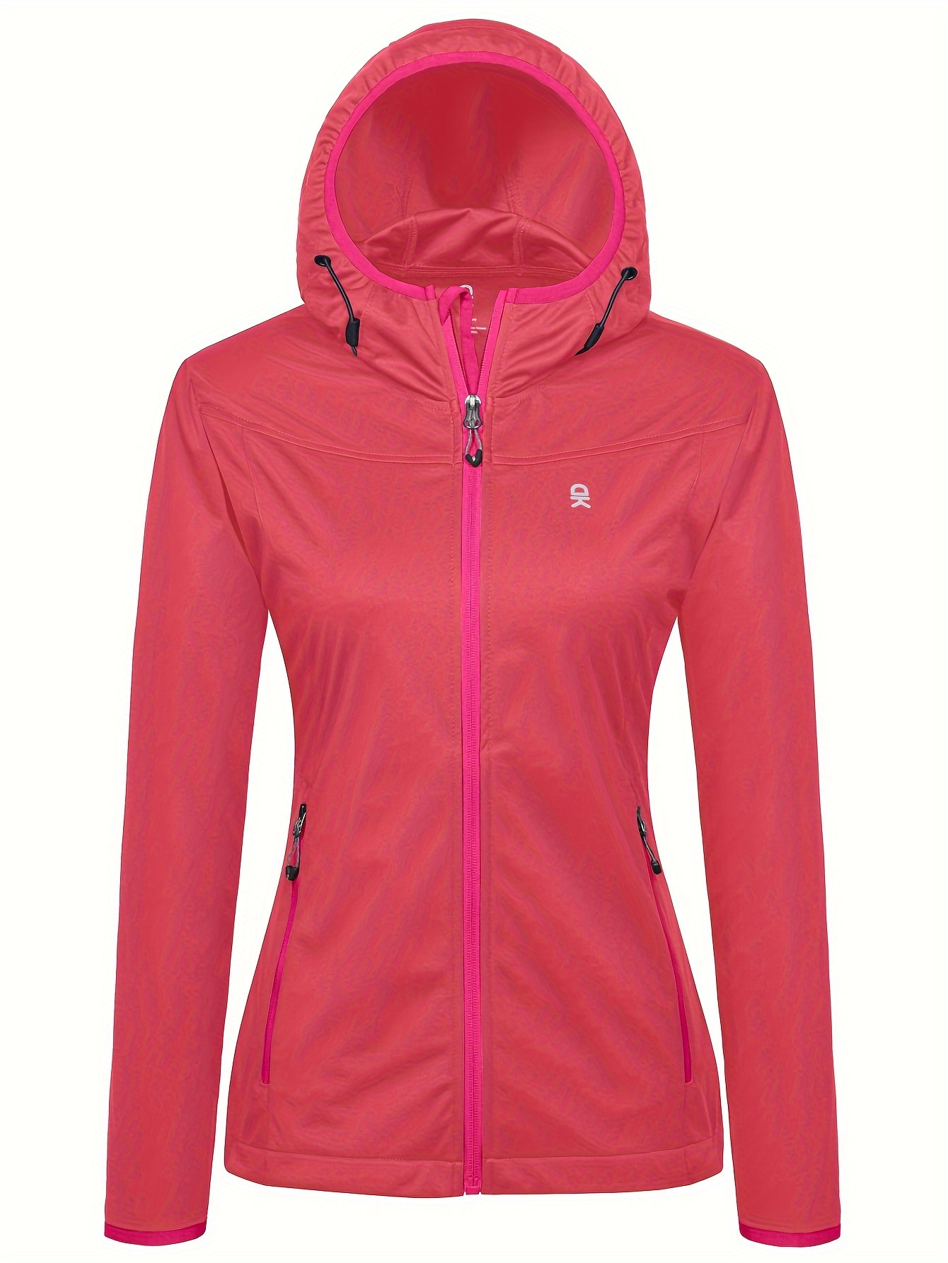 Women's WaterproofLightweight Hooded Jacket