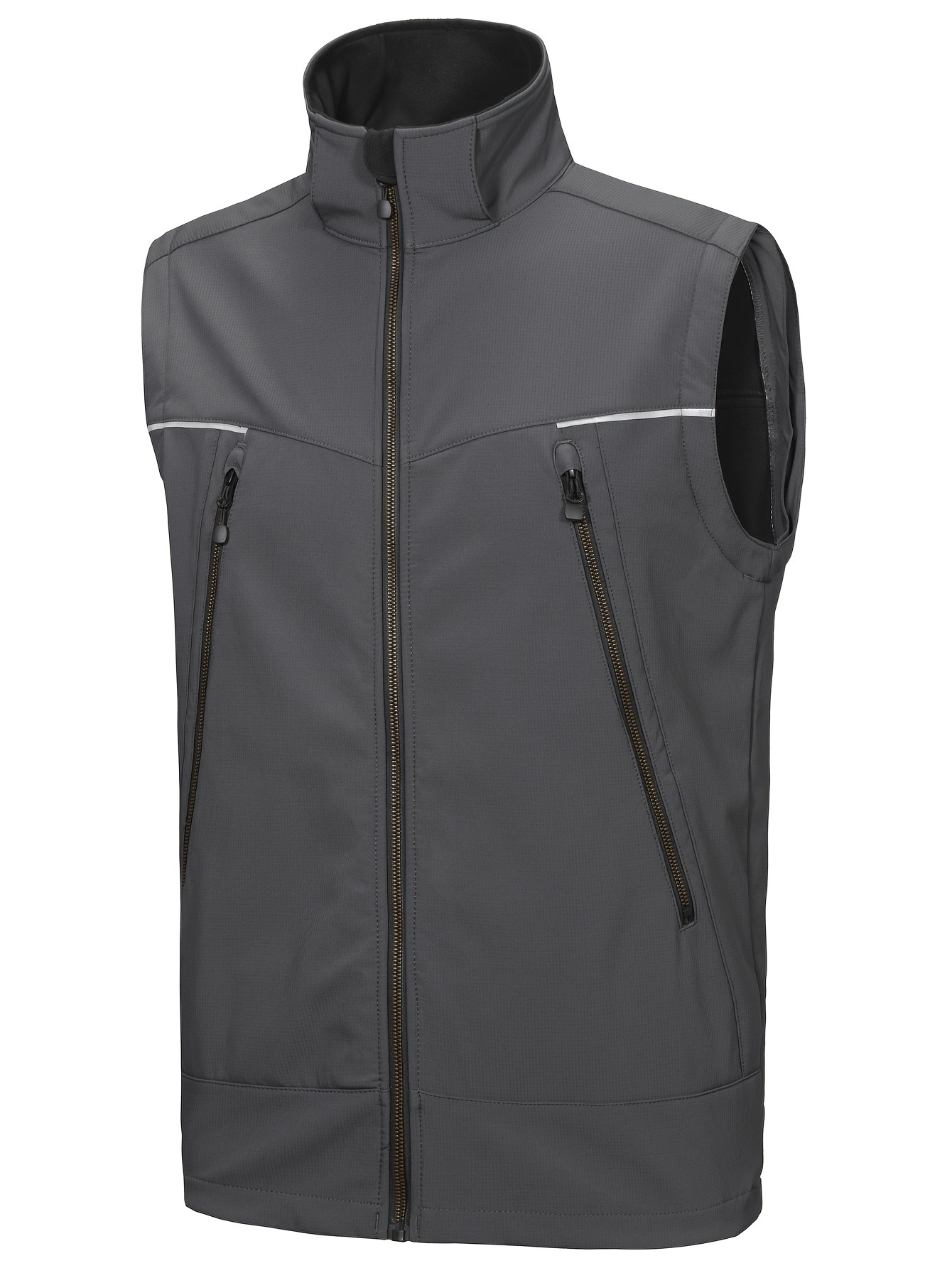 Men's Detachable Sleeves & Hood Softshell Jacket