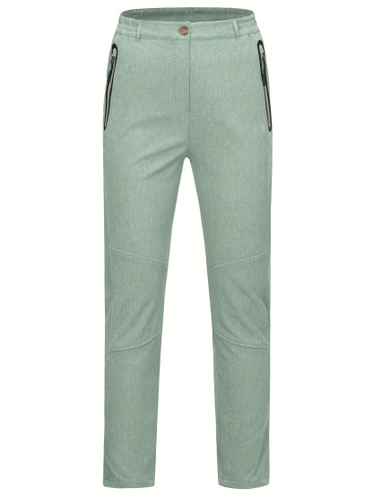 Women's Stylish Gray Cargo Pants with Multiple Pockets 