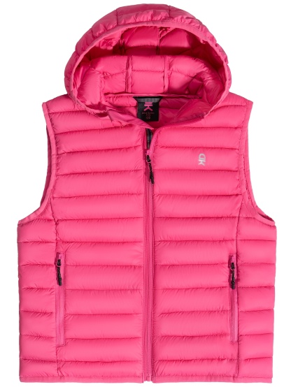  Packable Lightweight Faux- Hooded Vest