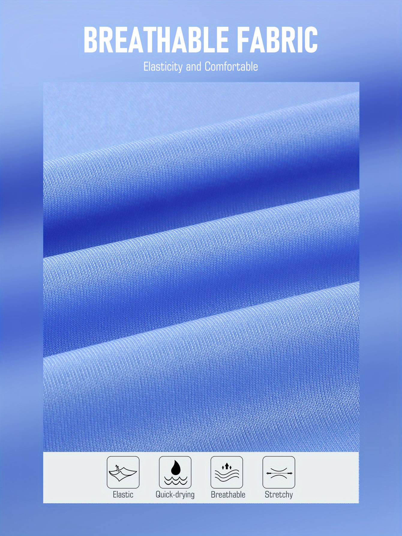 Men's High-Performance Mosaic Blue Camo Hooded Fishing Shirt