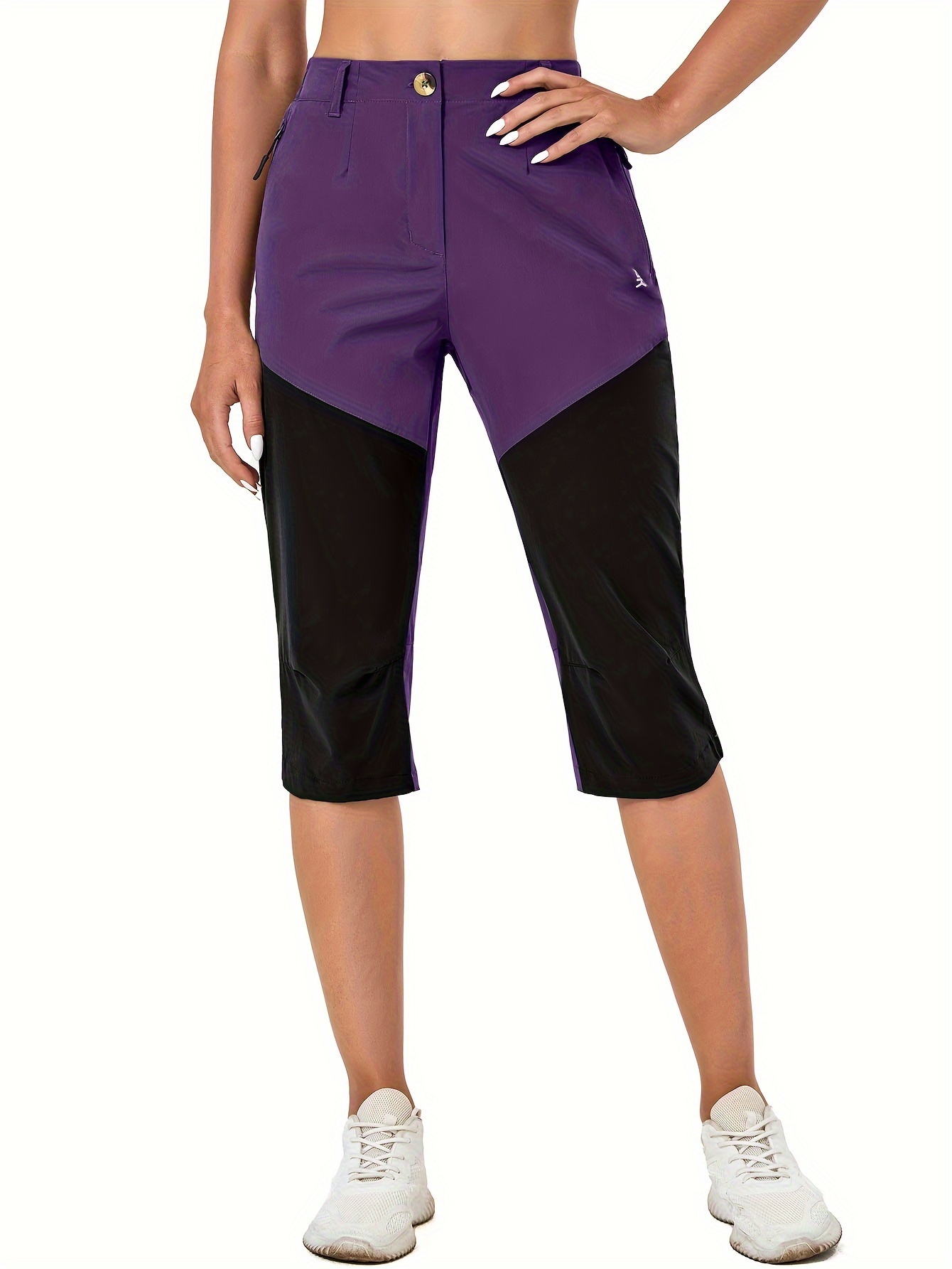 Women's Stretch Capris with Pockets 