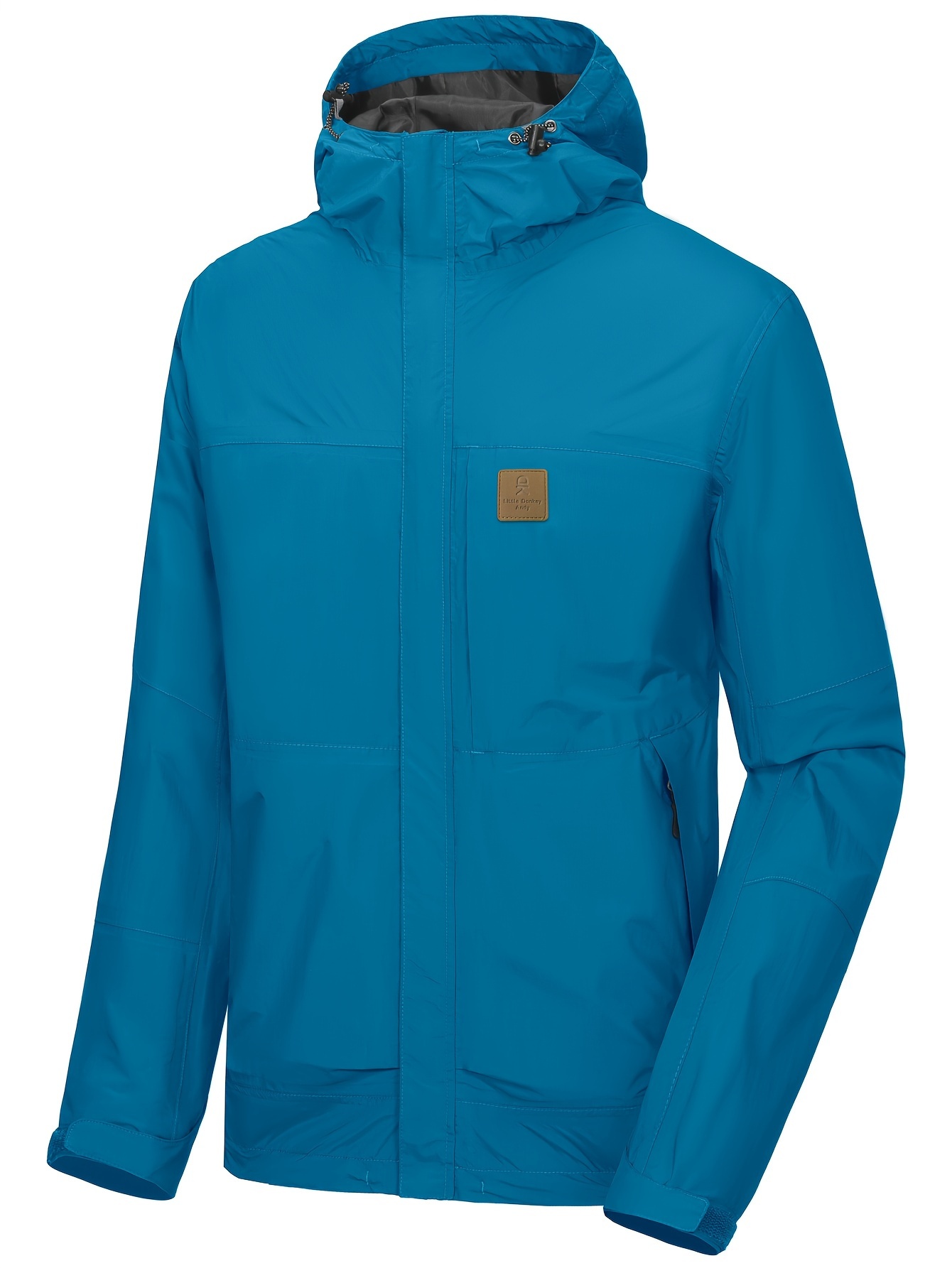 Men's Lightweight Hooded  Jacket With Multi-pocket