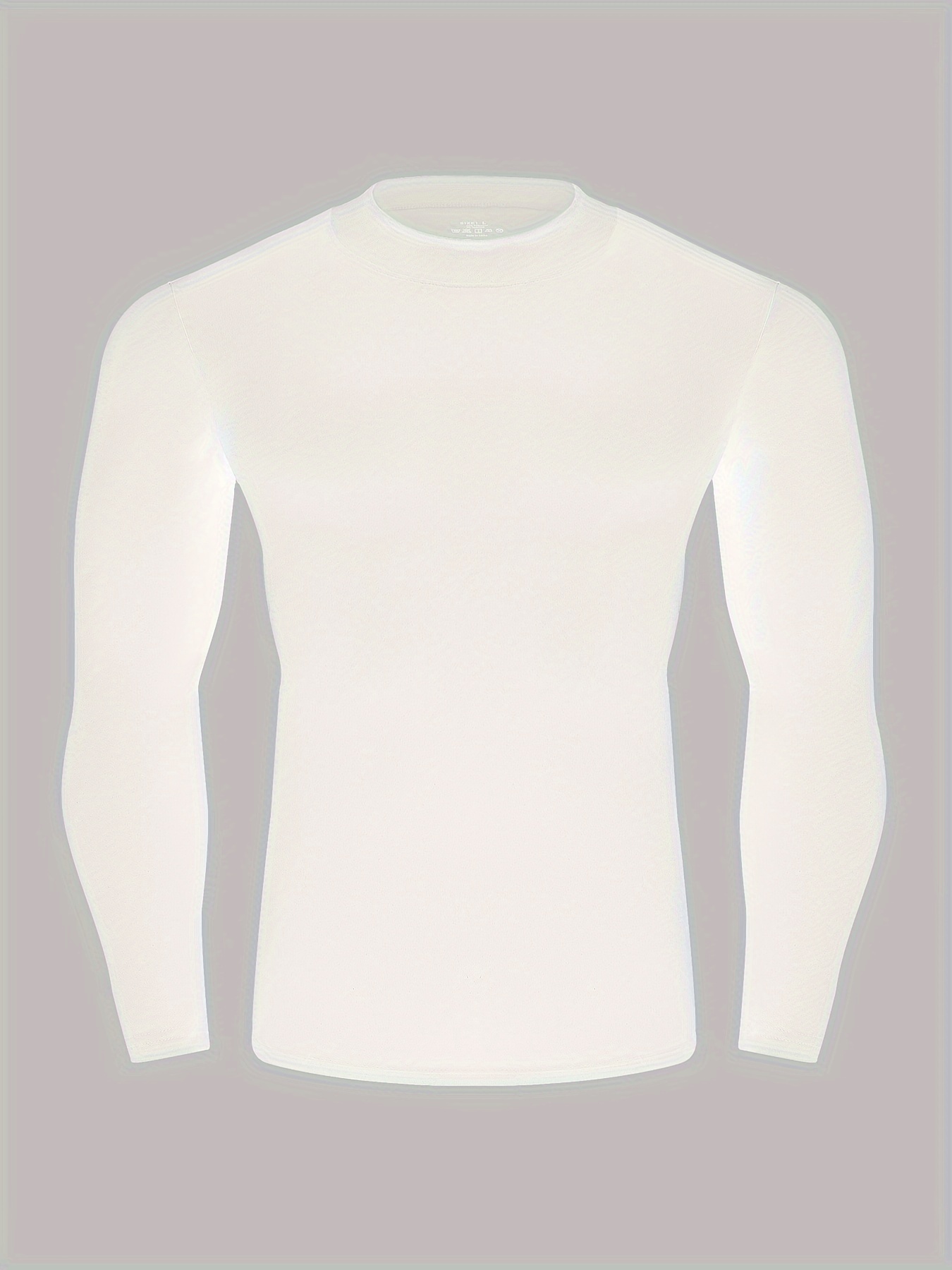Men's Thermal Long Sleeve Round Neck Shirts Tops