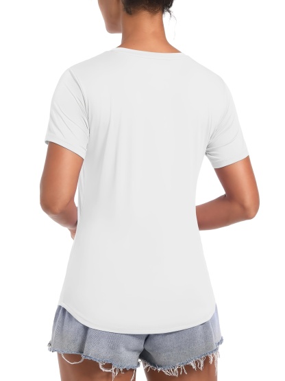 Women's UPF80+ Sun Protection Workout T-Shirt