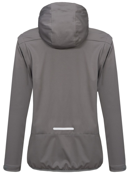 Women's Detachable Sleeve Softshell Hooded Jacket