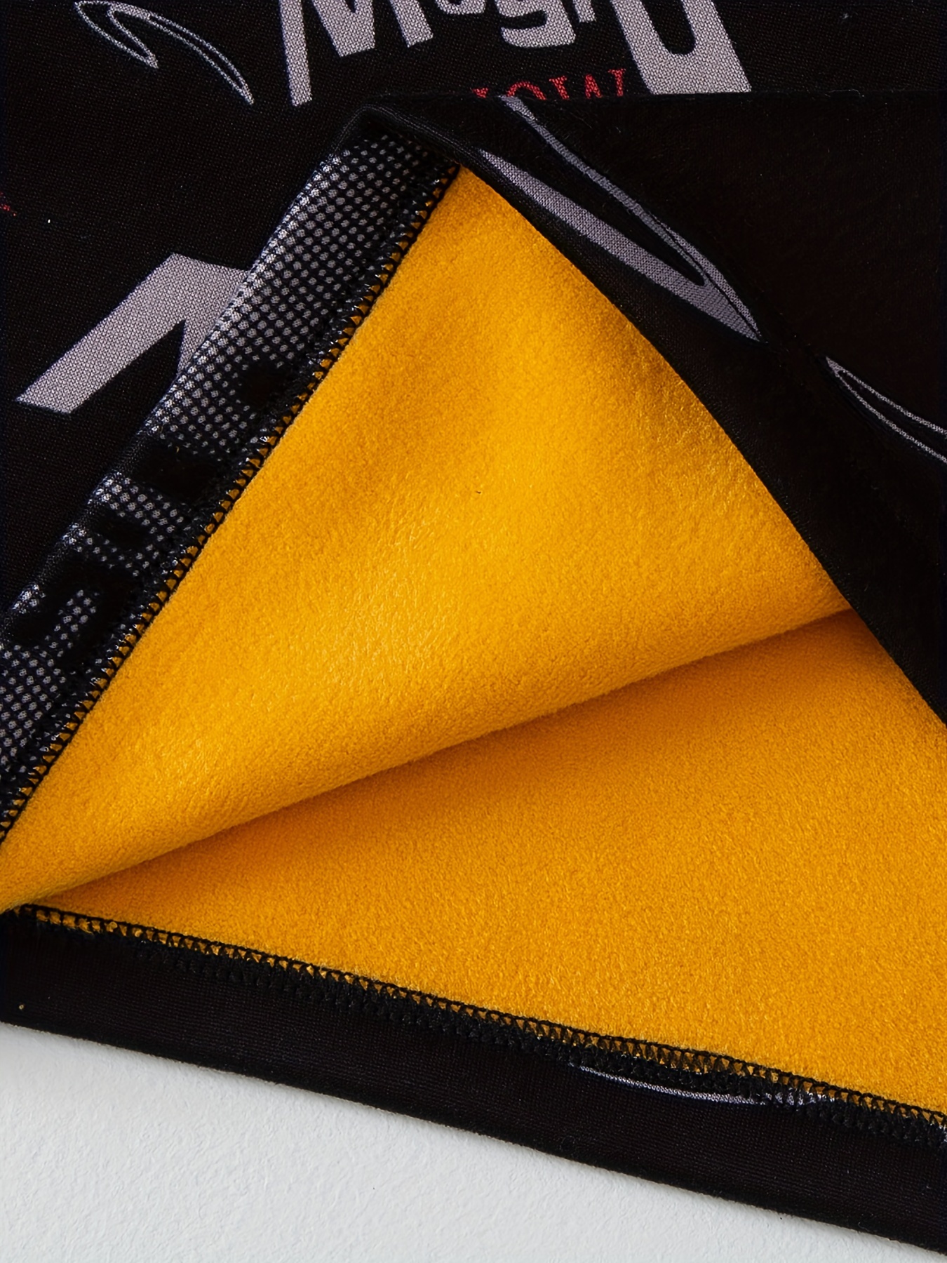 2 Pcs Men's Vintage Letter Print Thermal Base Layer Set 