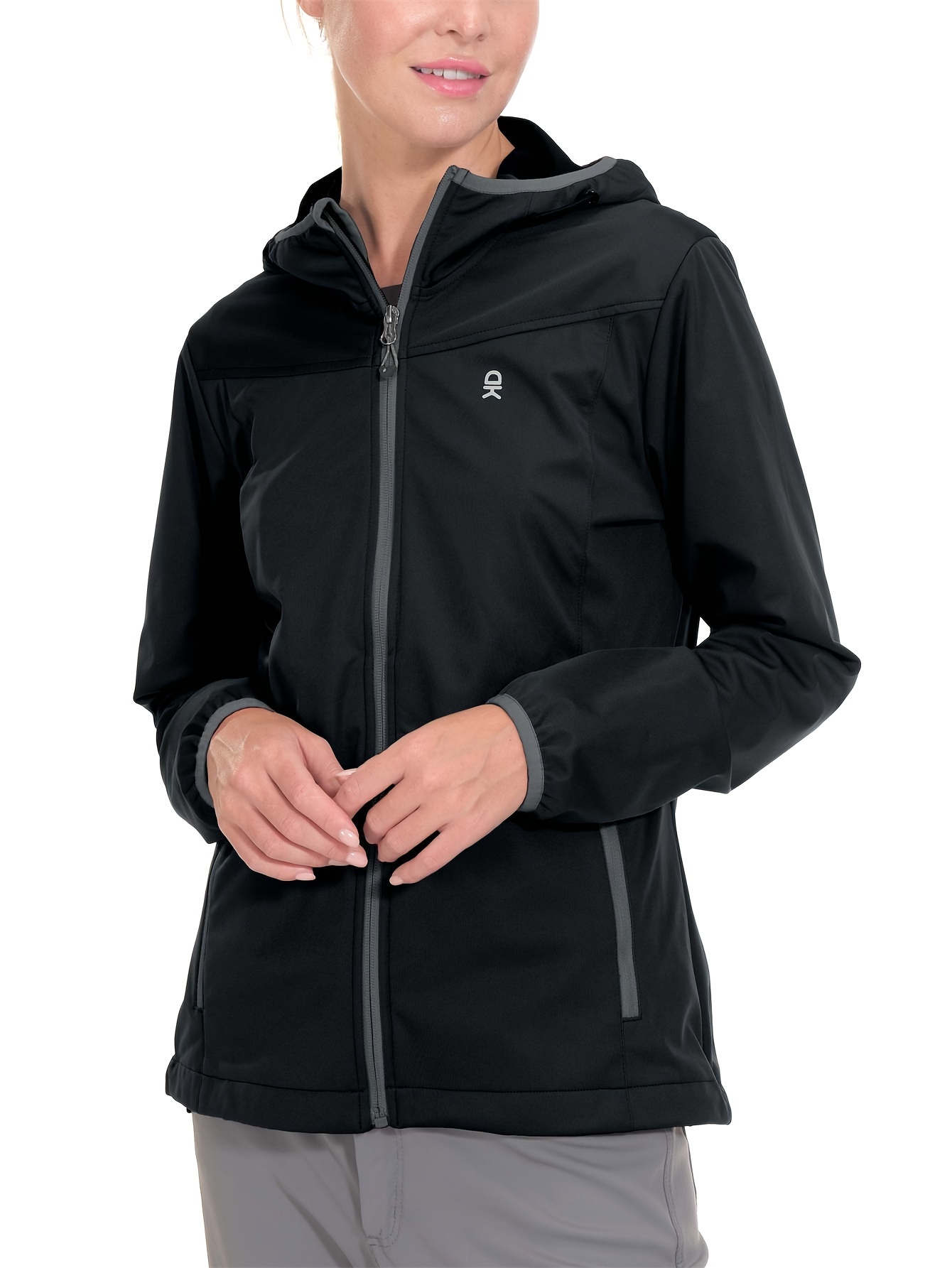 Women's WaterproofLightweight Hooded Jacket