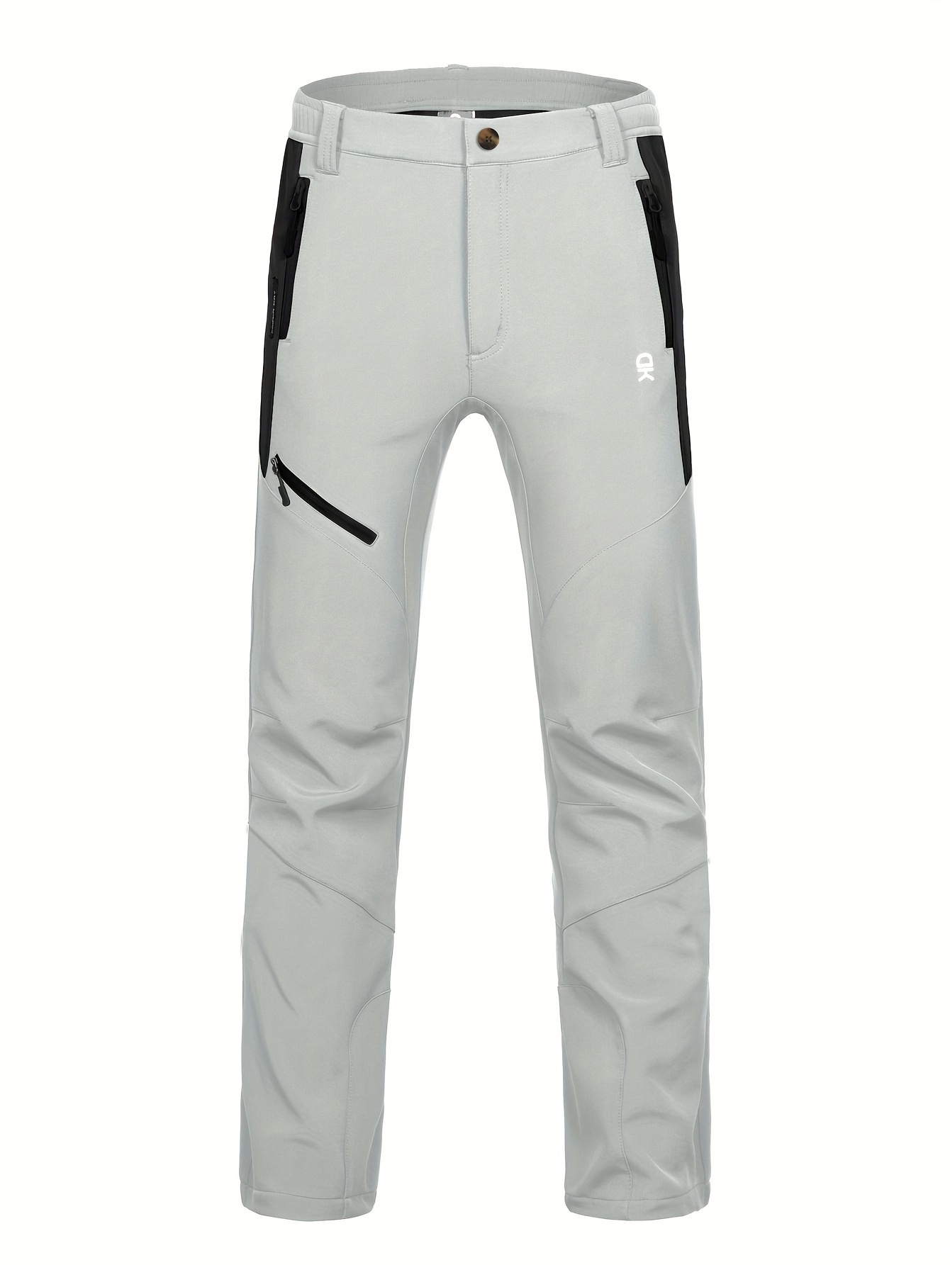 Men's Fleece Lined Softshell Hiking Pants