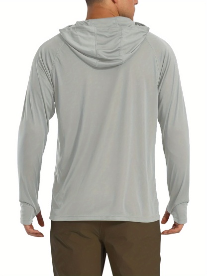 Men'S Hooded Long-Sleeved Printed Sun Protection Clothing