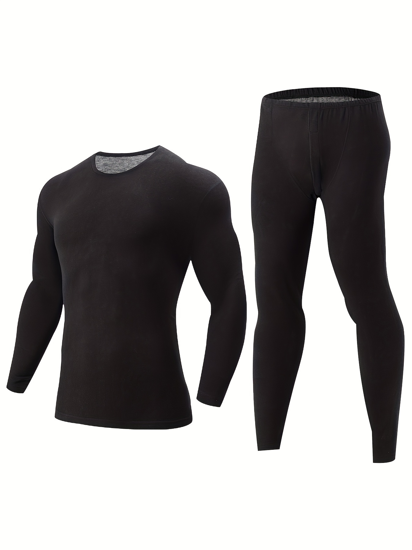 4pcs Men'S Thermal Base Layer Set 