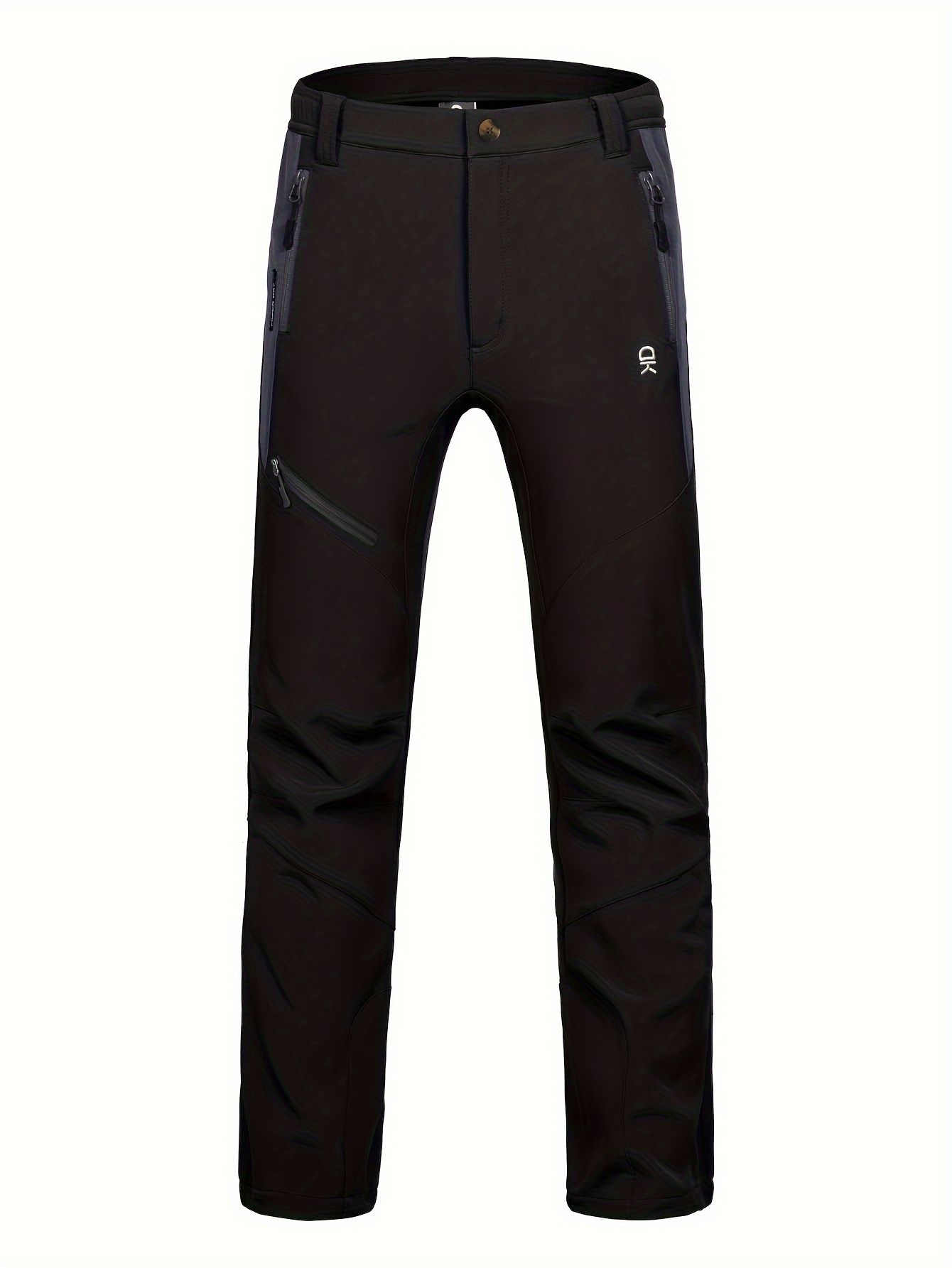Men's Fleece Lined Softshell Hiking Pants