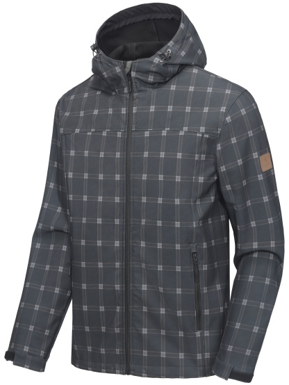 Men's Softshell Jacket with Removable Hood